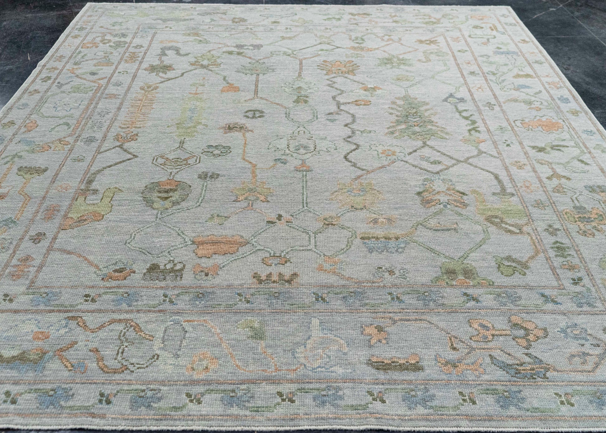 Turkish Oushak Rug 8'5" x 10'4" #20419