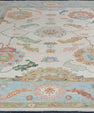 Turkish Oushak Square Rug 8'7" x 9'10" #20426