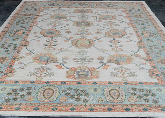 Turkish Oushak Rug 8'6" x 9'9" #20431