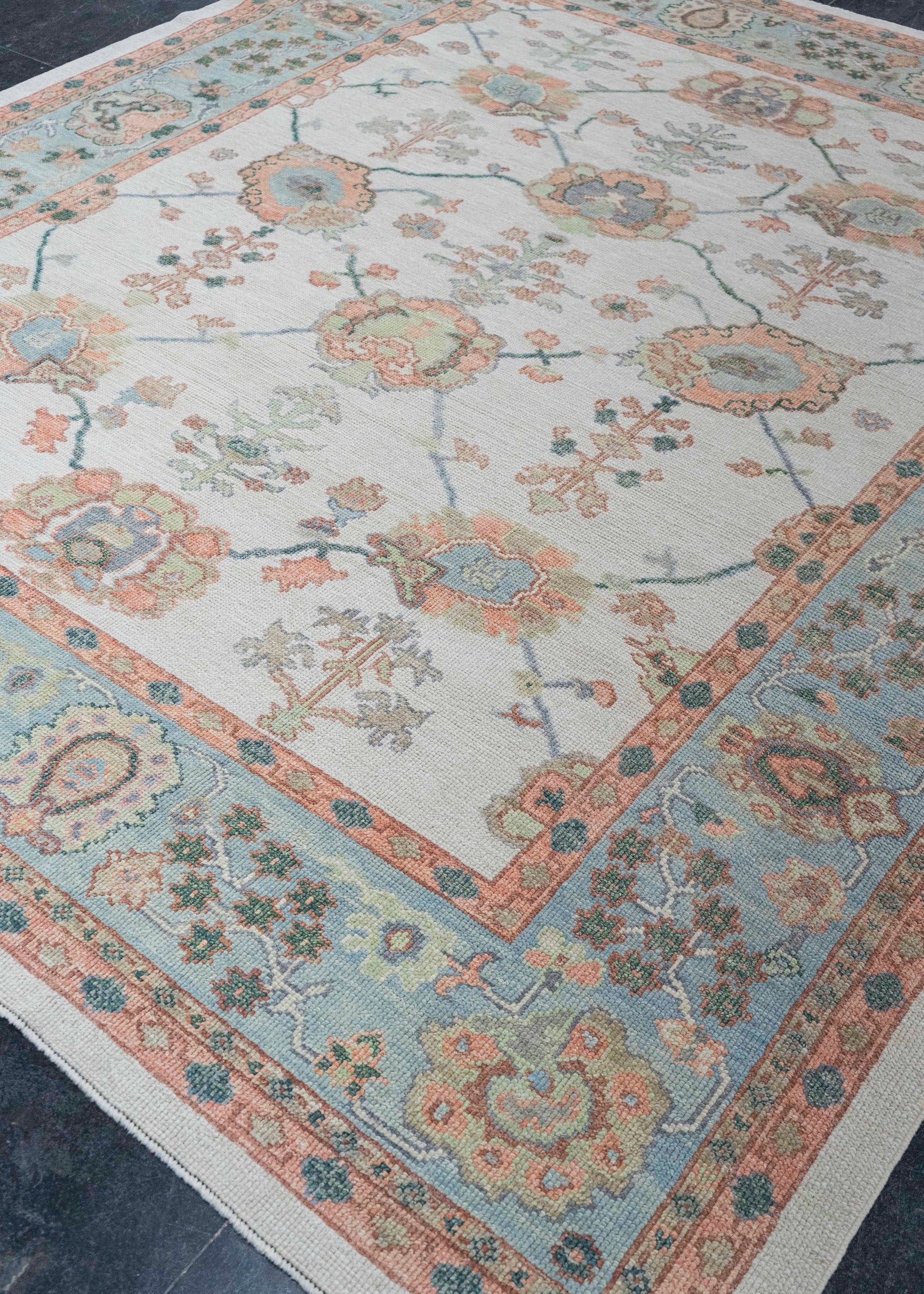 Turkish Oushak Rug 8'6" x 9'9" #20431