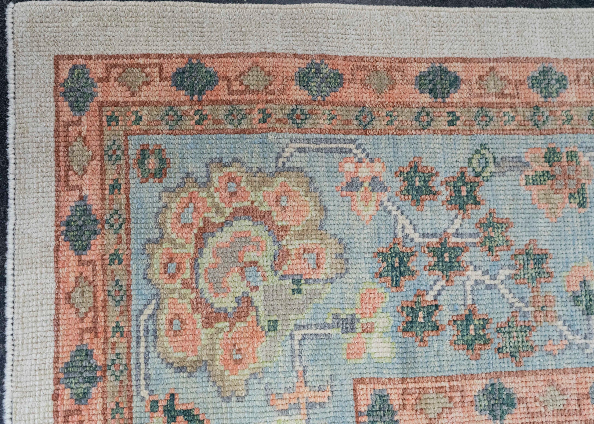 Turkish Oushak Rug 8'6" x 9'9" #20431