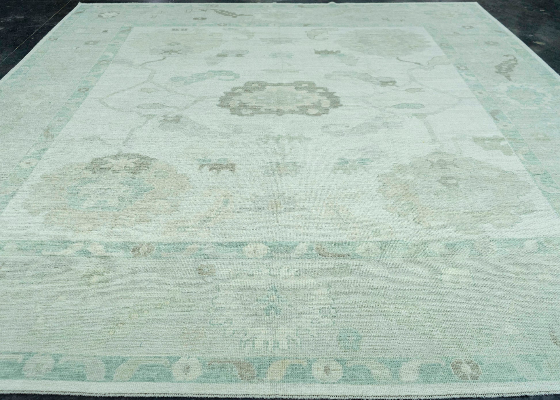 Turkish Oushak Rug 11'7" x 12'4" #19382