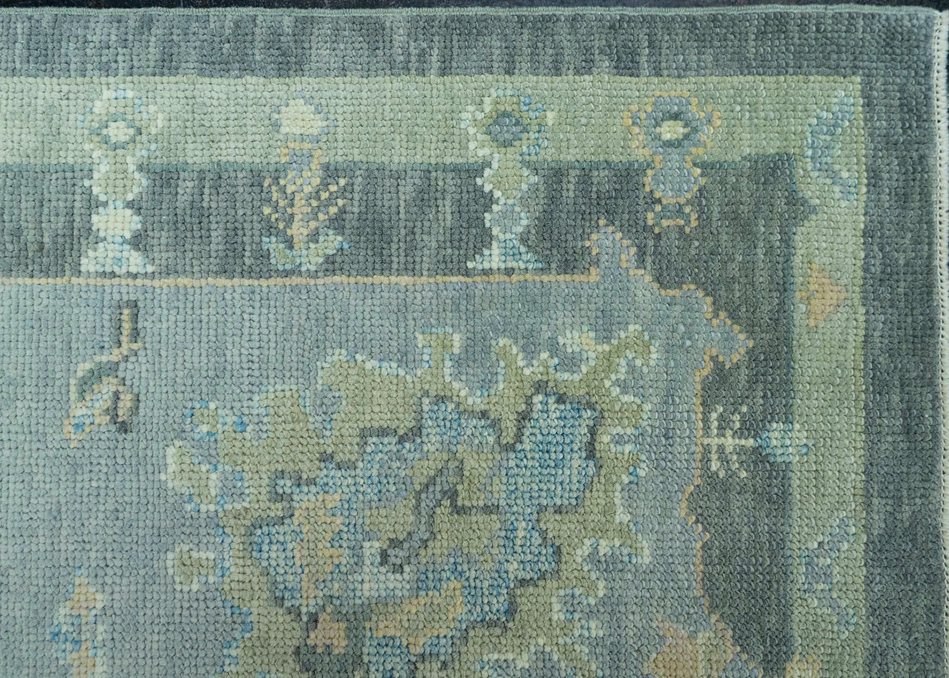 Turkish Oushak Rug 9'11" x 10'1" #19175