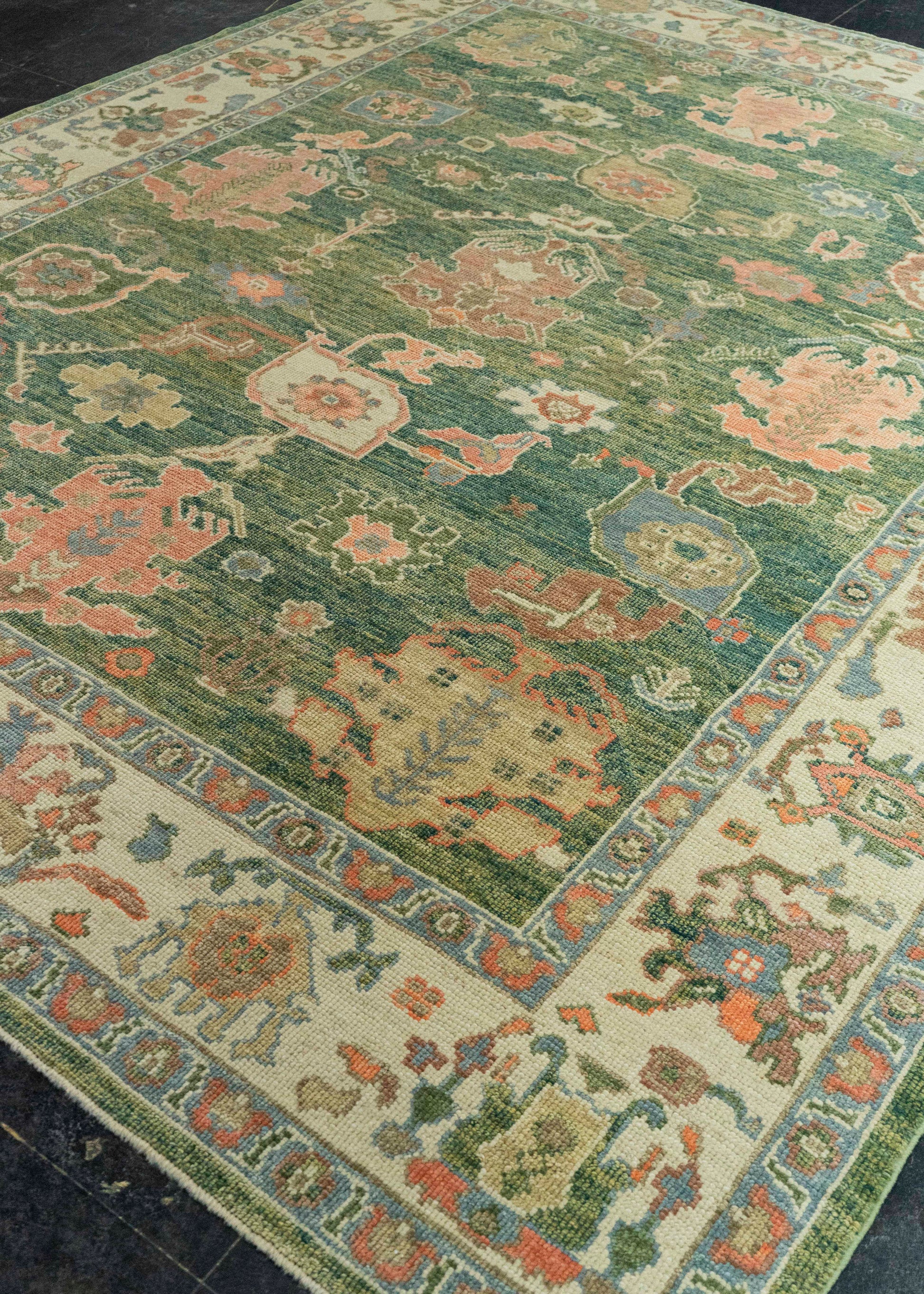 Turkish Oushak Rug  8'5" x 10'5" #20388