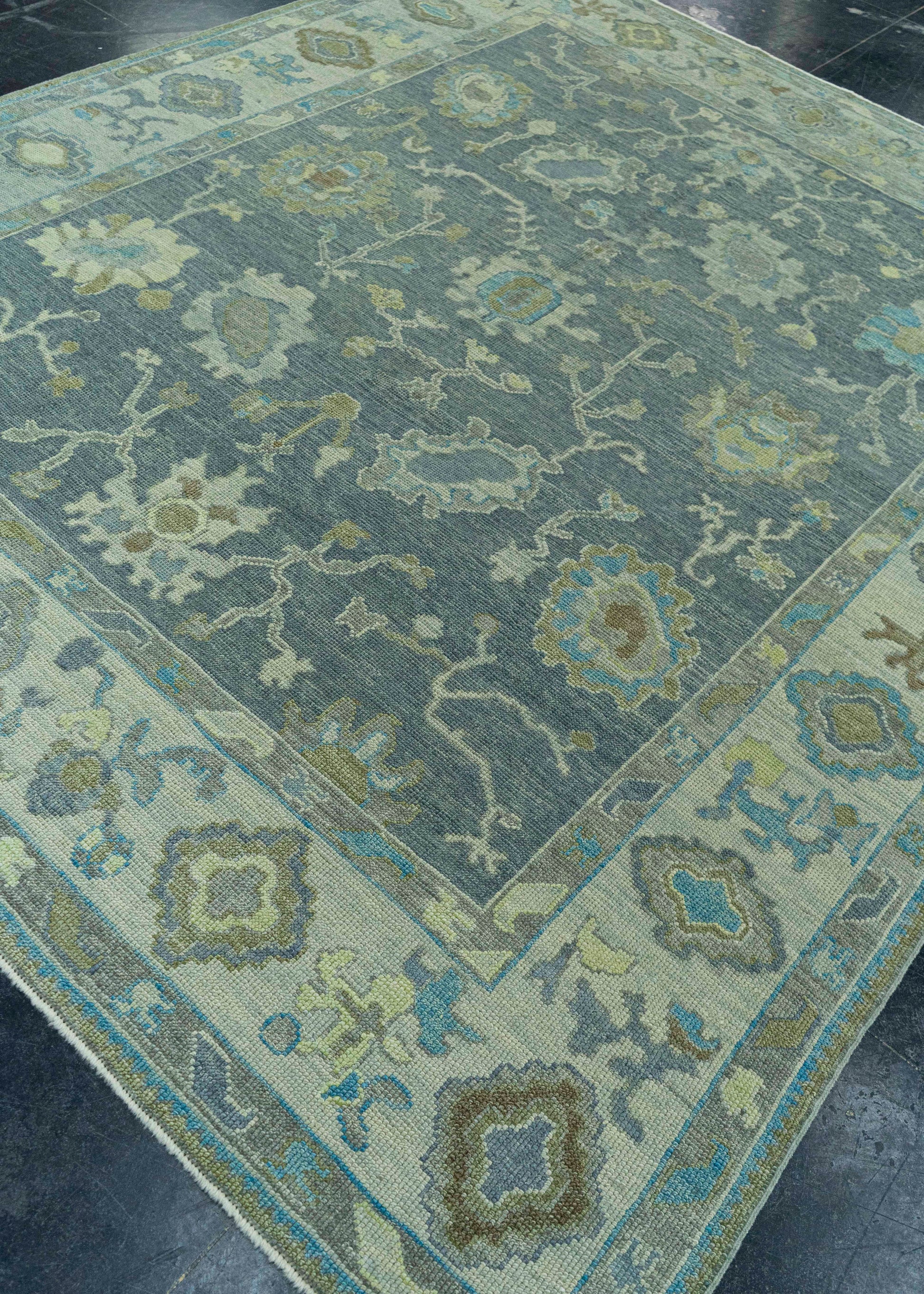 Turkish Oushak Rug 7'8" x 9'1" #19103