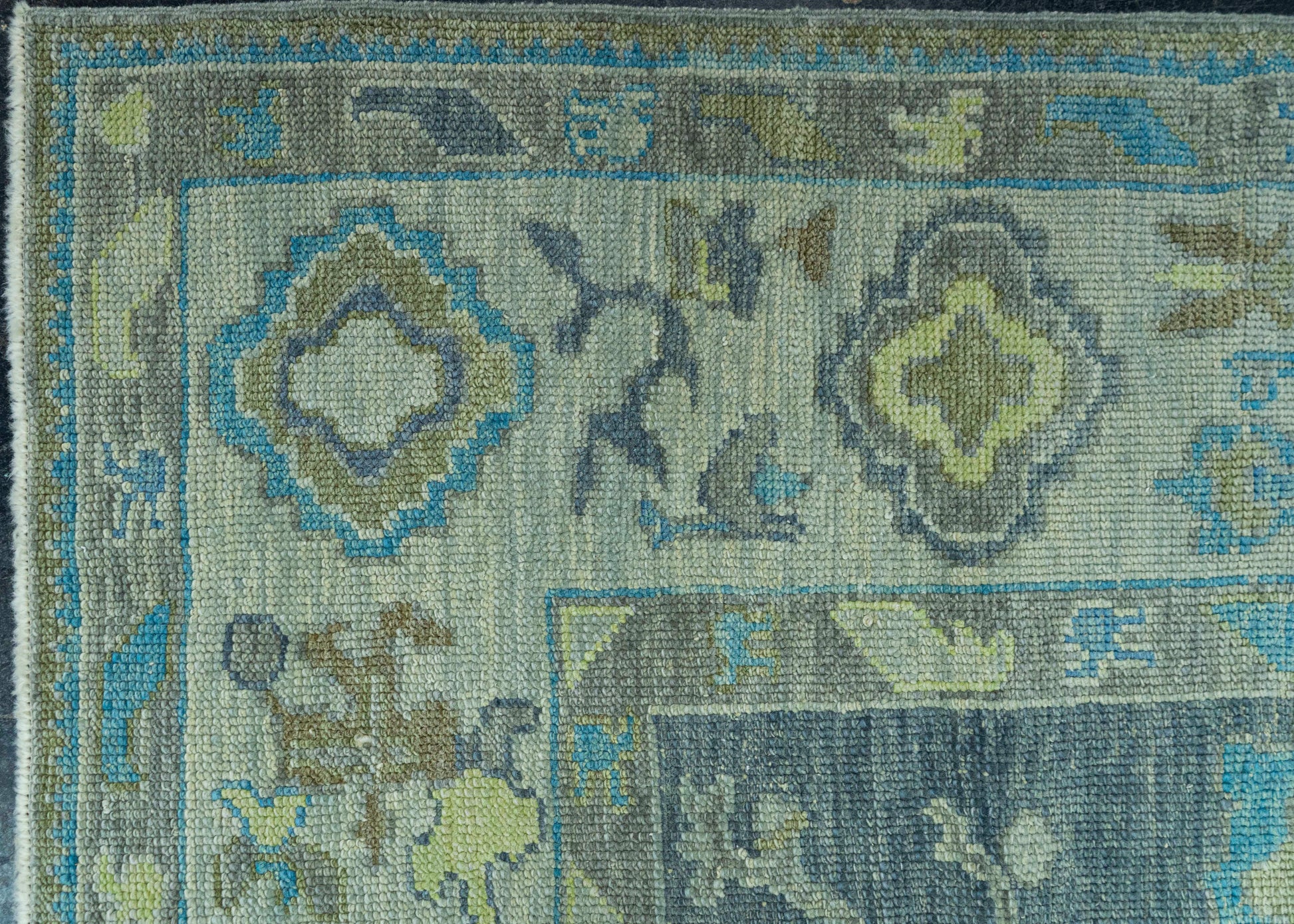 Turkish Oushak Rug 7'8" x 9'1" #19103