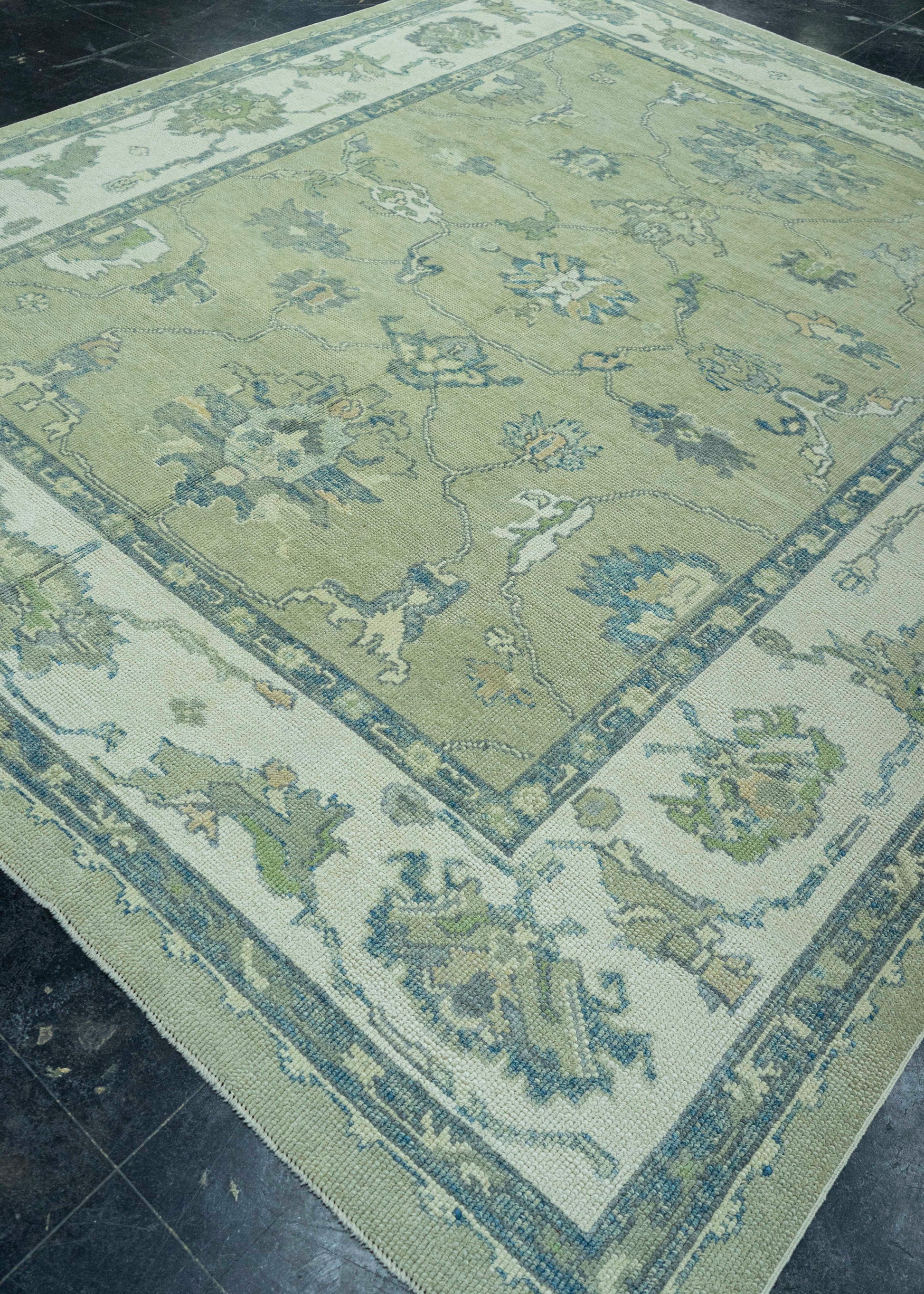 Turkish Oushak Rug 8'8" x 10'2" #19052