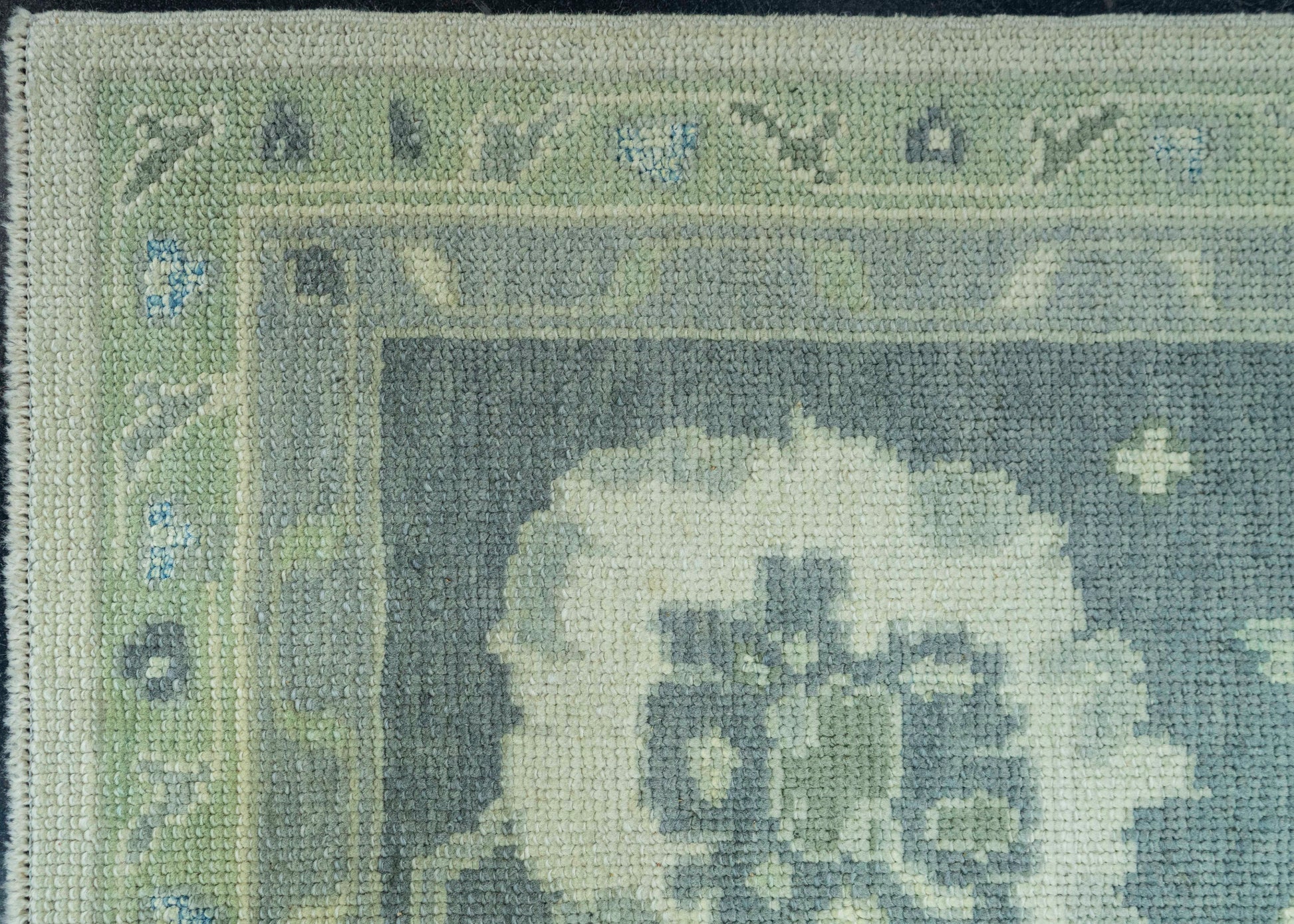 Turkish Oushak Rug 9'7" x 9'10" #19207