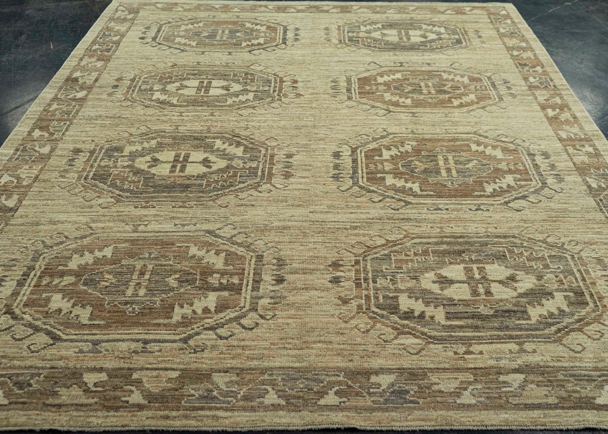 Turkish Oushak Rug 7'11" x 10'2" #20306