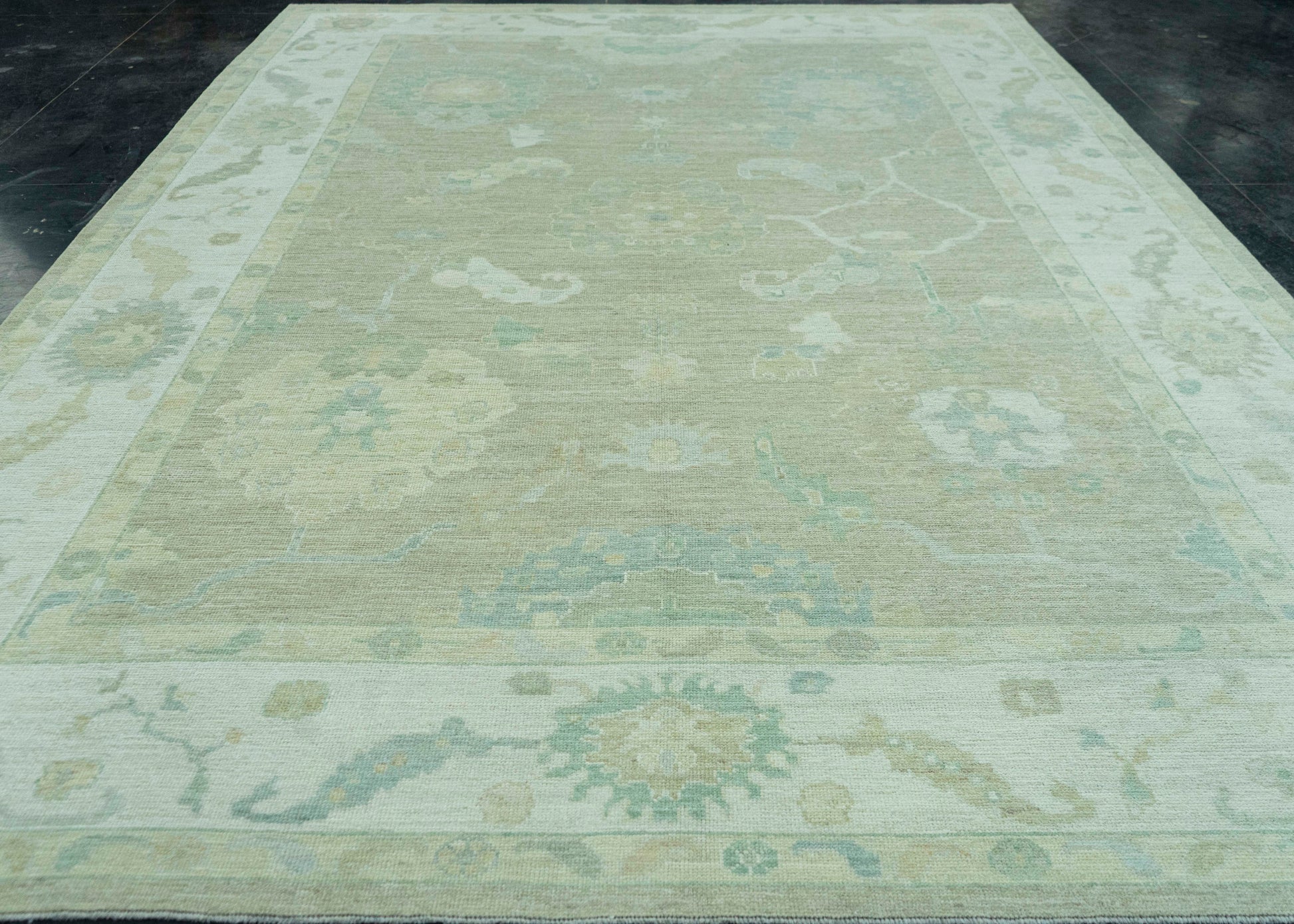 Turkish Oushak Rug 9'10" x 14'1" #19301