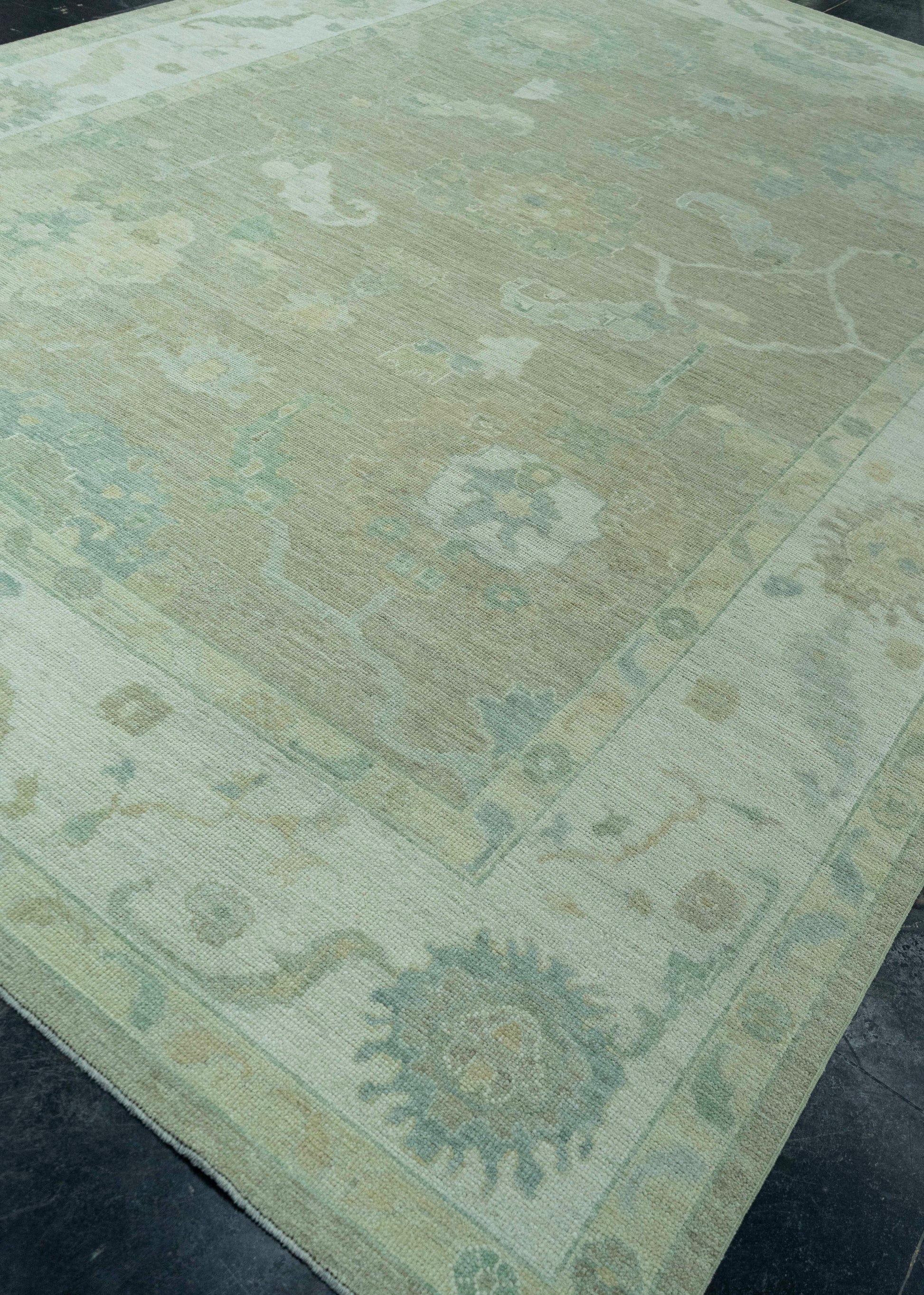 Turkish Oushak Rug 9'10" x 14'1" #19301