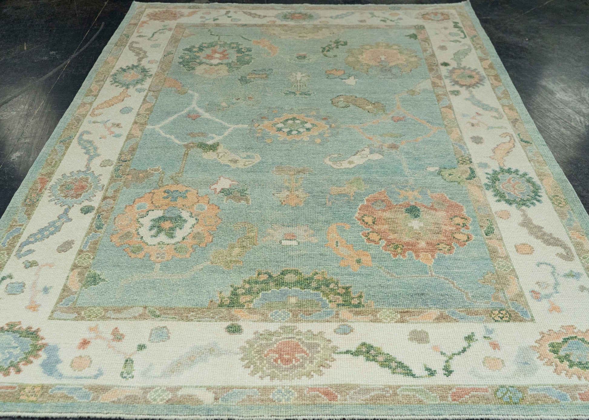 Turkish Oushak Rug  6'3" x 9' #20370