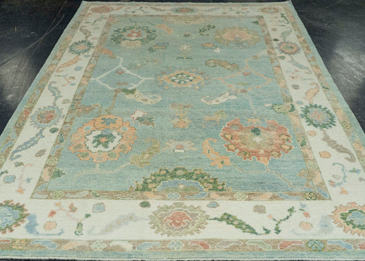 Turkish Oushak Rug  6'3" x 9' #20370