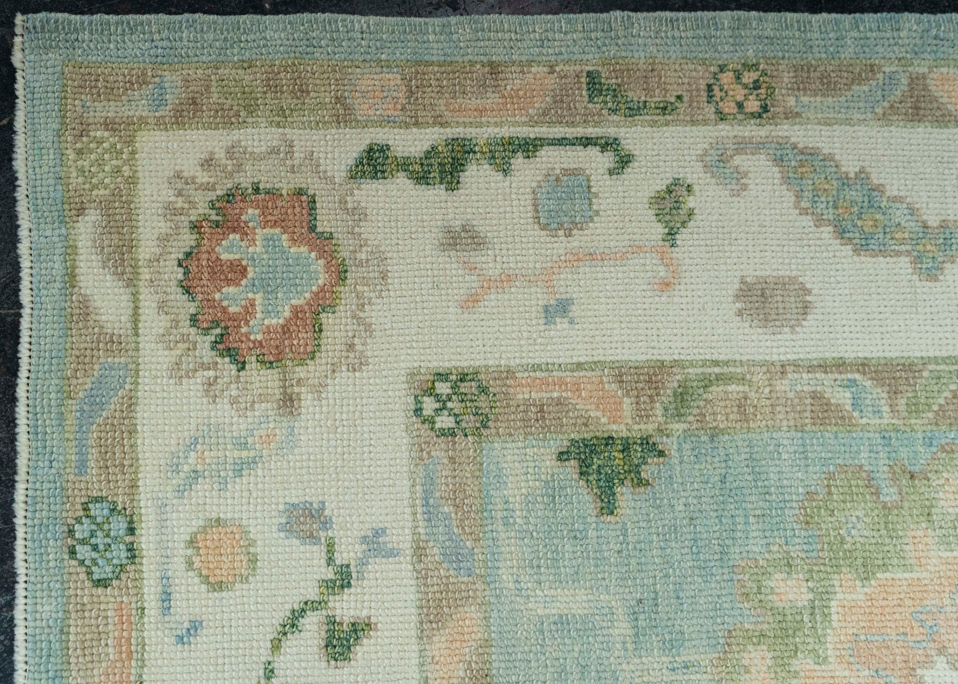 Turkish Oushak Rug  6'3" x 9' #20370