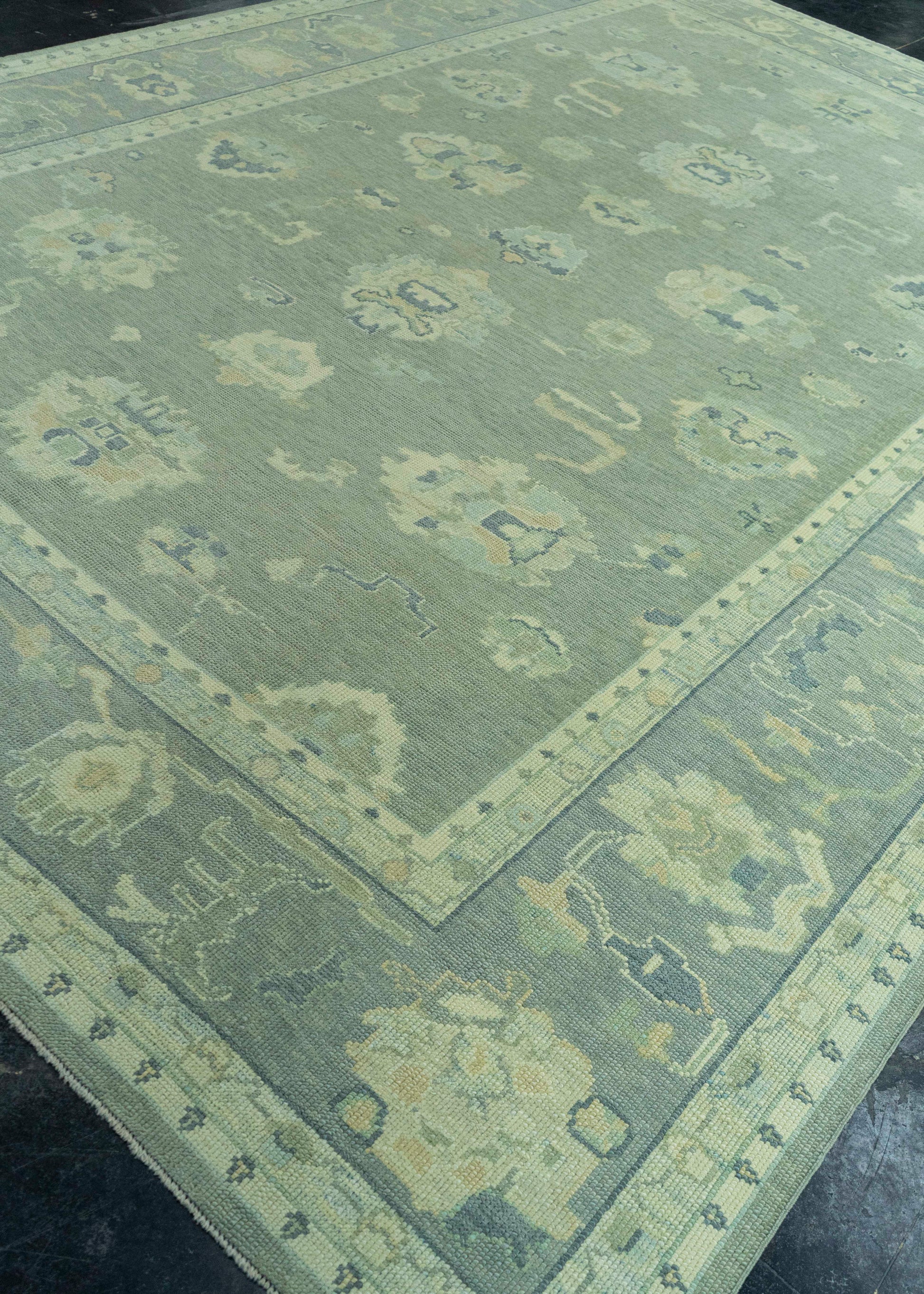Turkish Oushak Rug 9'11" x 13'7" #19078