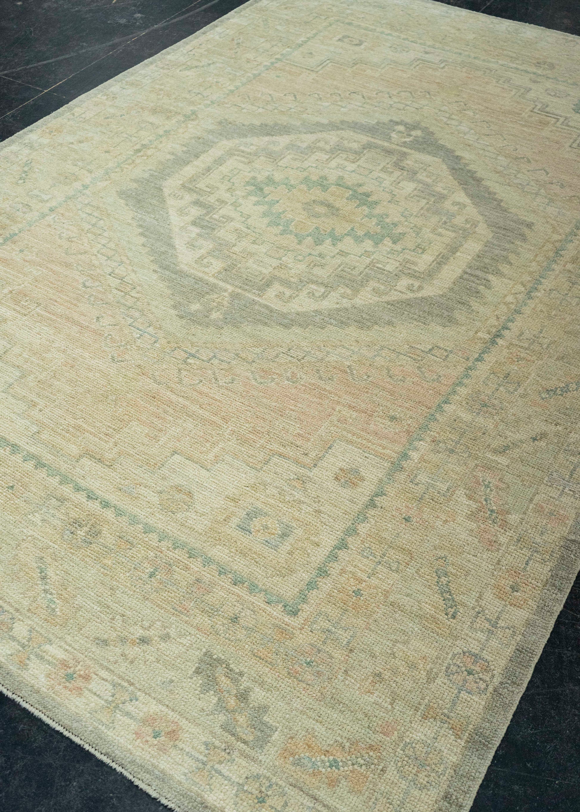 Turkish Oushak Rug 6'1" x 9' #20314