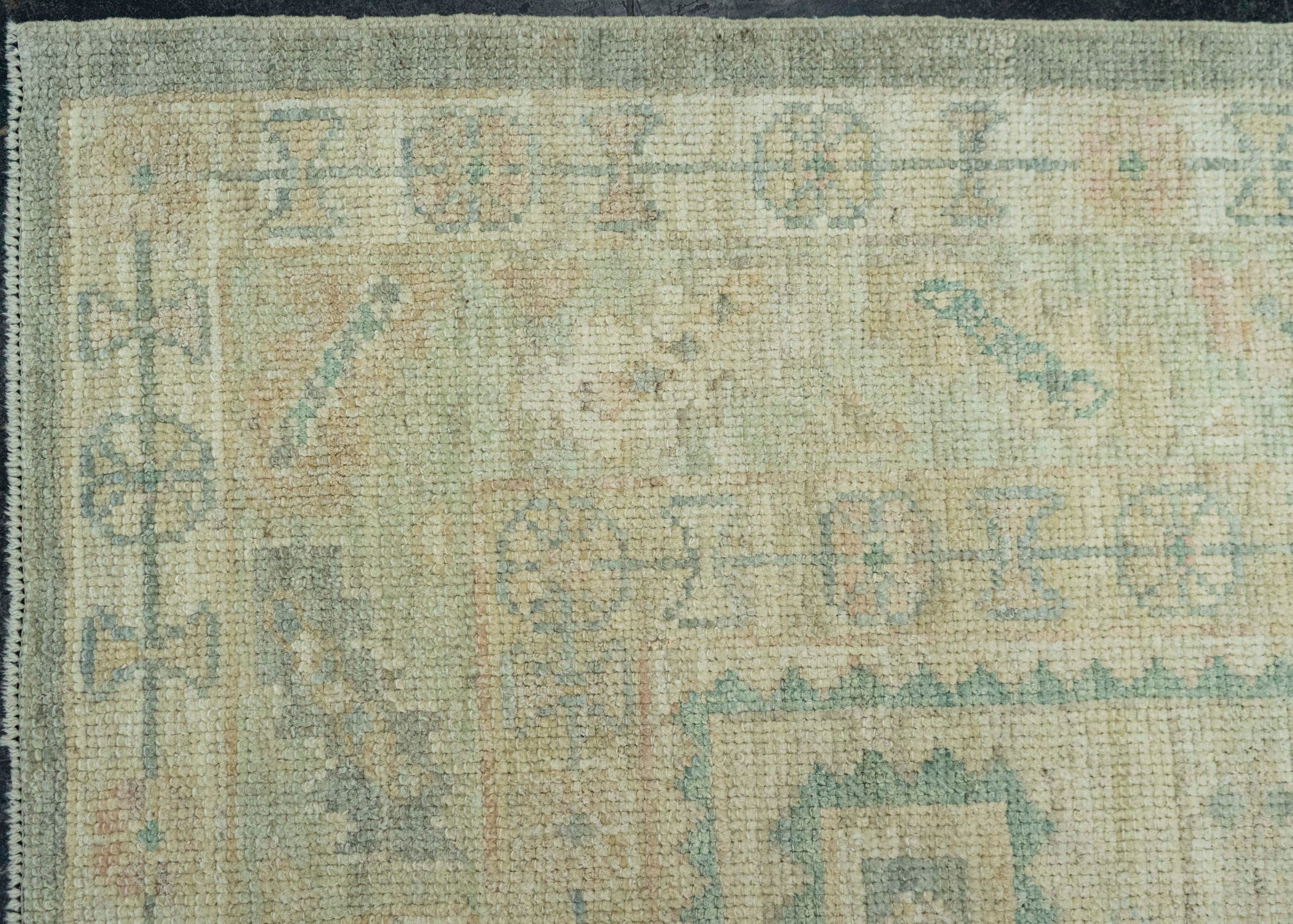 Turkish Oushak Rug 6'1" x 9' #20314
