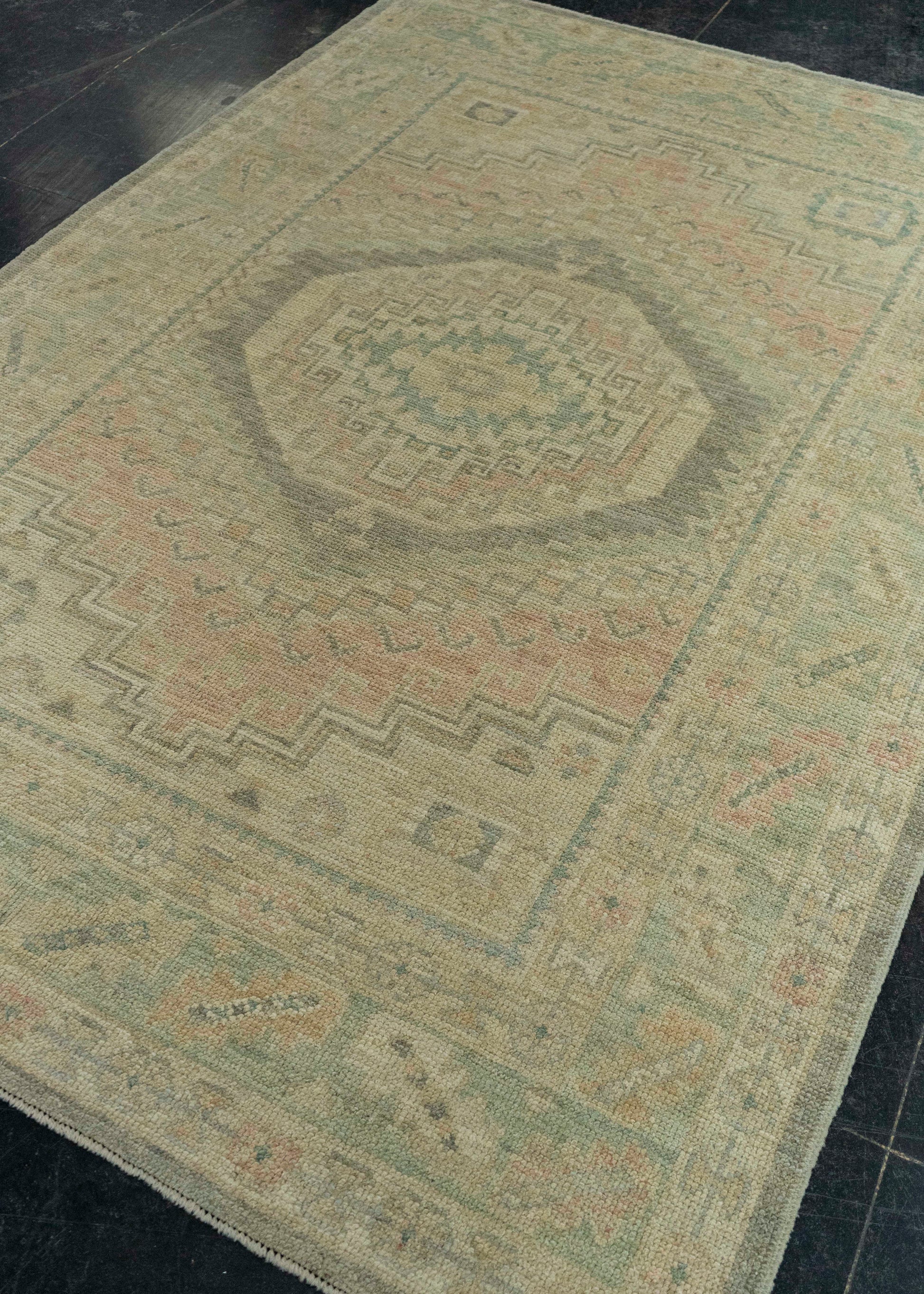 Turkish Oushak Rug 5'1" x 7'4" #20233