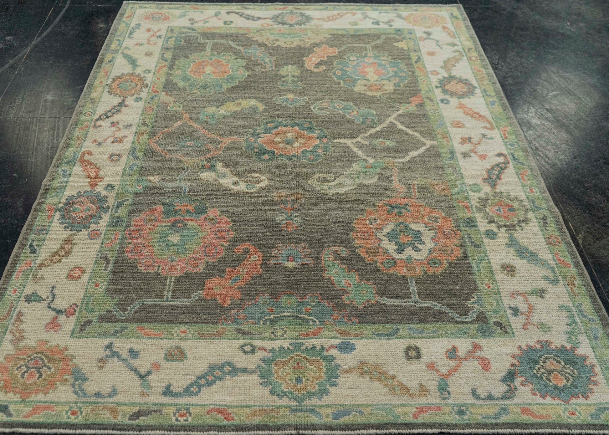 Turkish Oushak Rug 5' x 7' #20267