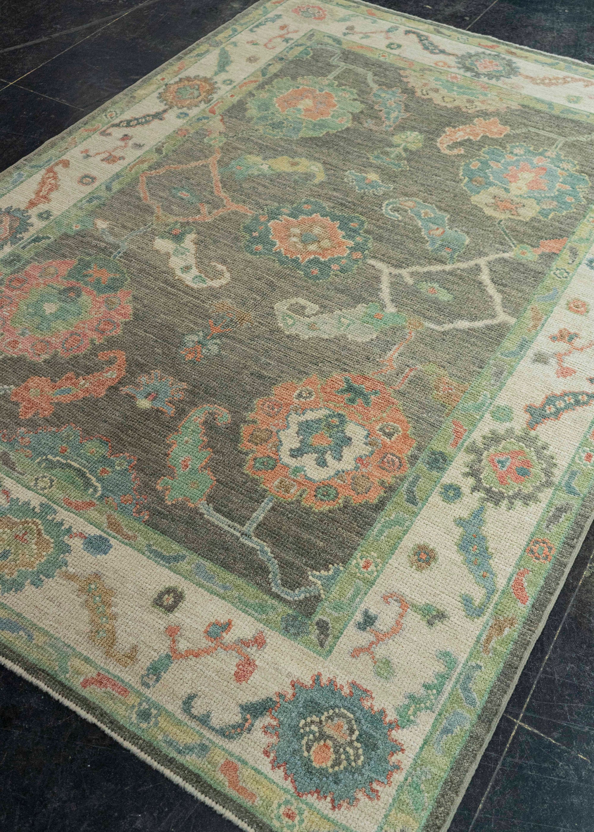 Turkish Oushak Rug 5' x 7' #20267