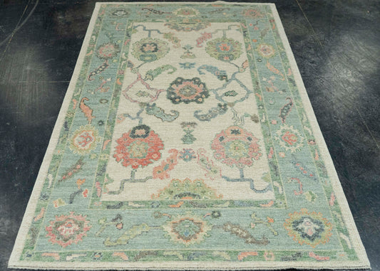 Turkish Oushak Rug 4' x 6'6" #20295