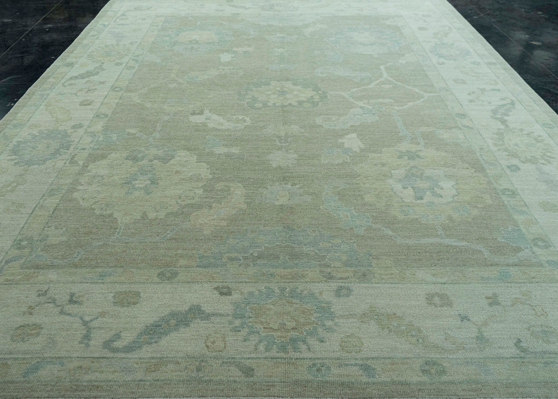 Turkish Oushak Rug 9'11 x 14'2" #19370
