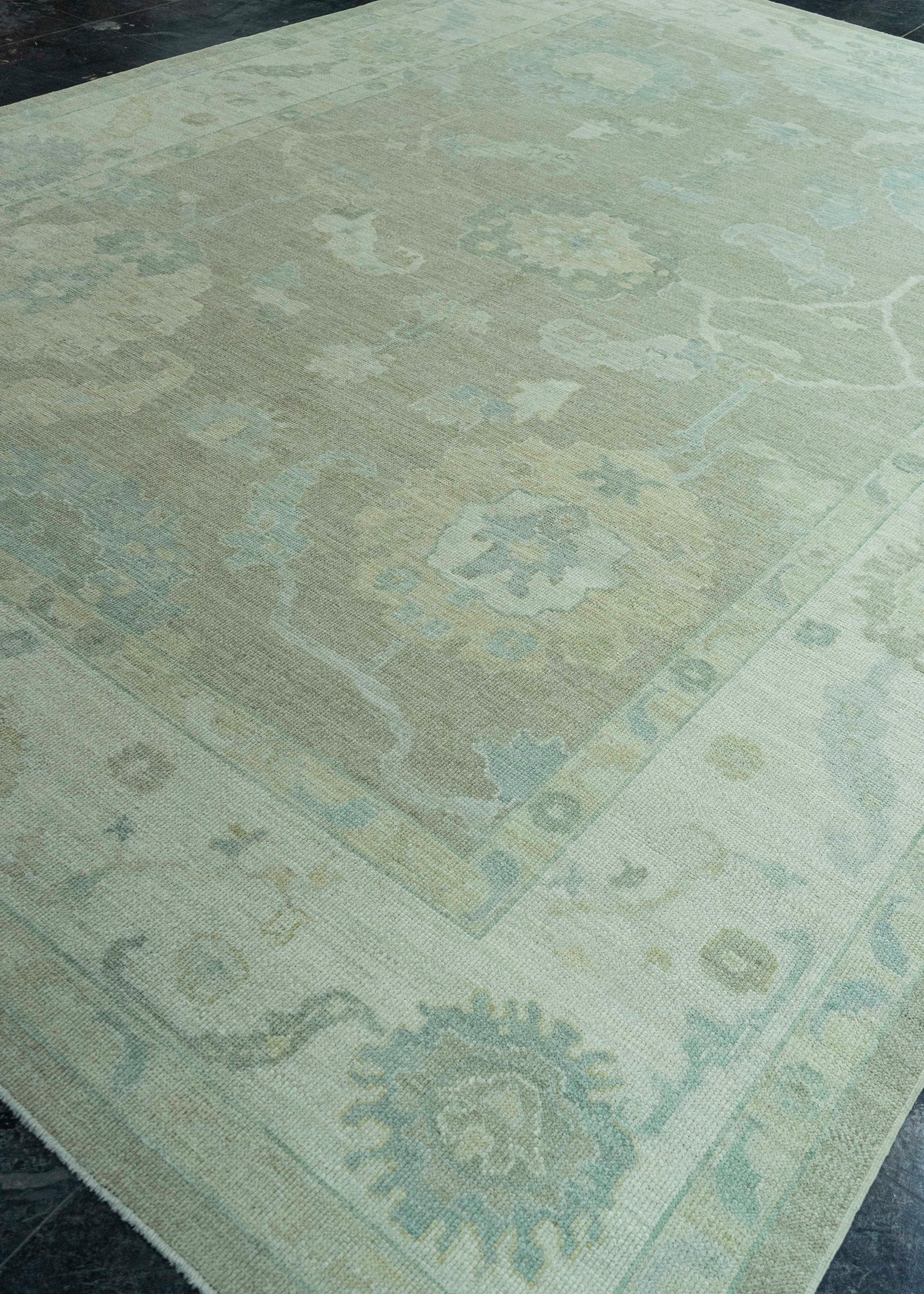 Turkish Oushak Rug 9'11 x 14'2" #19370