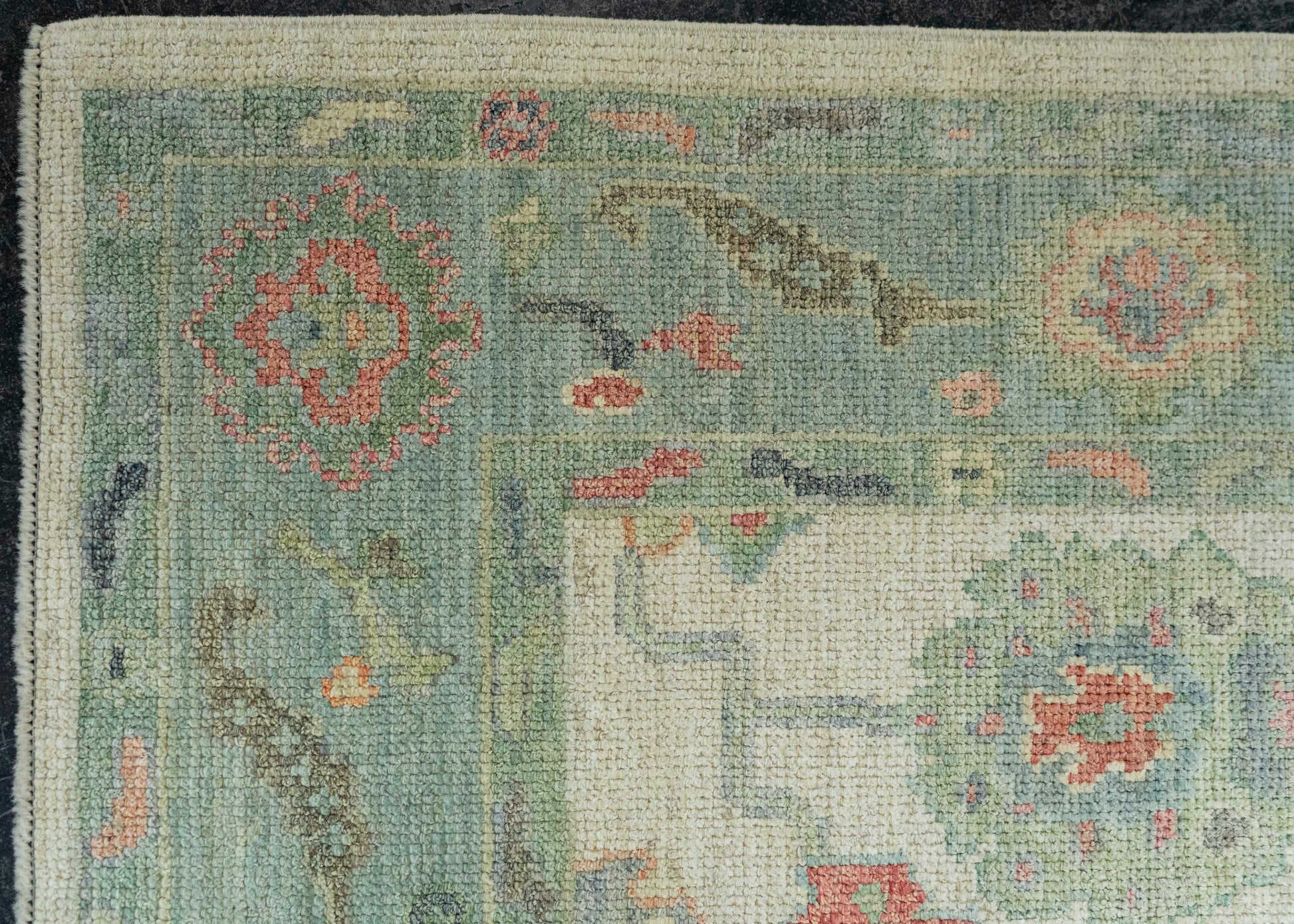 Turkish Oushak Rug 3'11" x 6'4" #20315