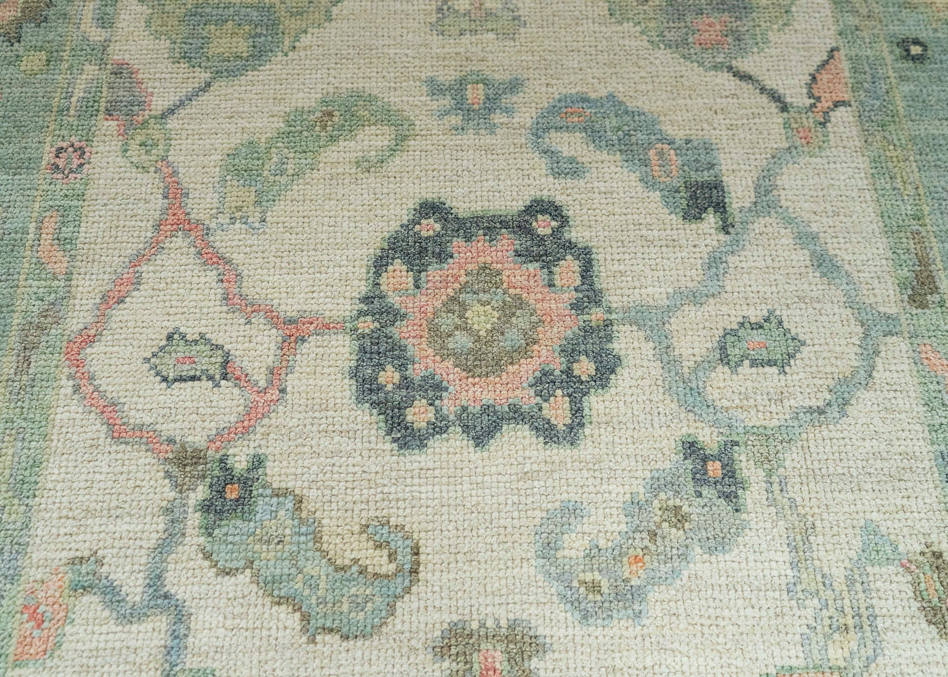 Turkish Oushak Rug 3'11" x 6'4" #20315