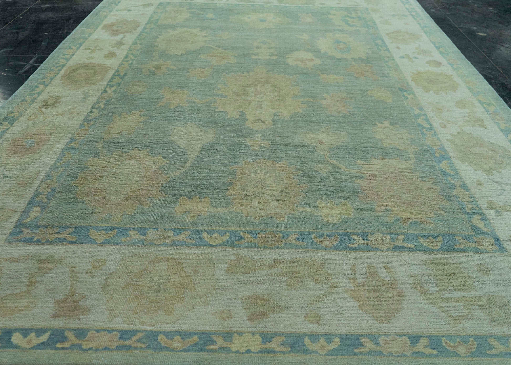 Turkish Oushak Rug 9'7" x 14'7" #19065