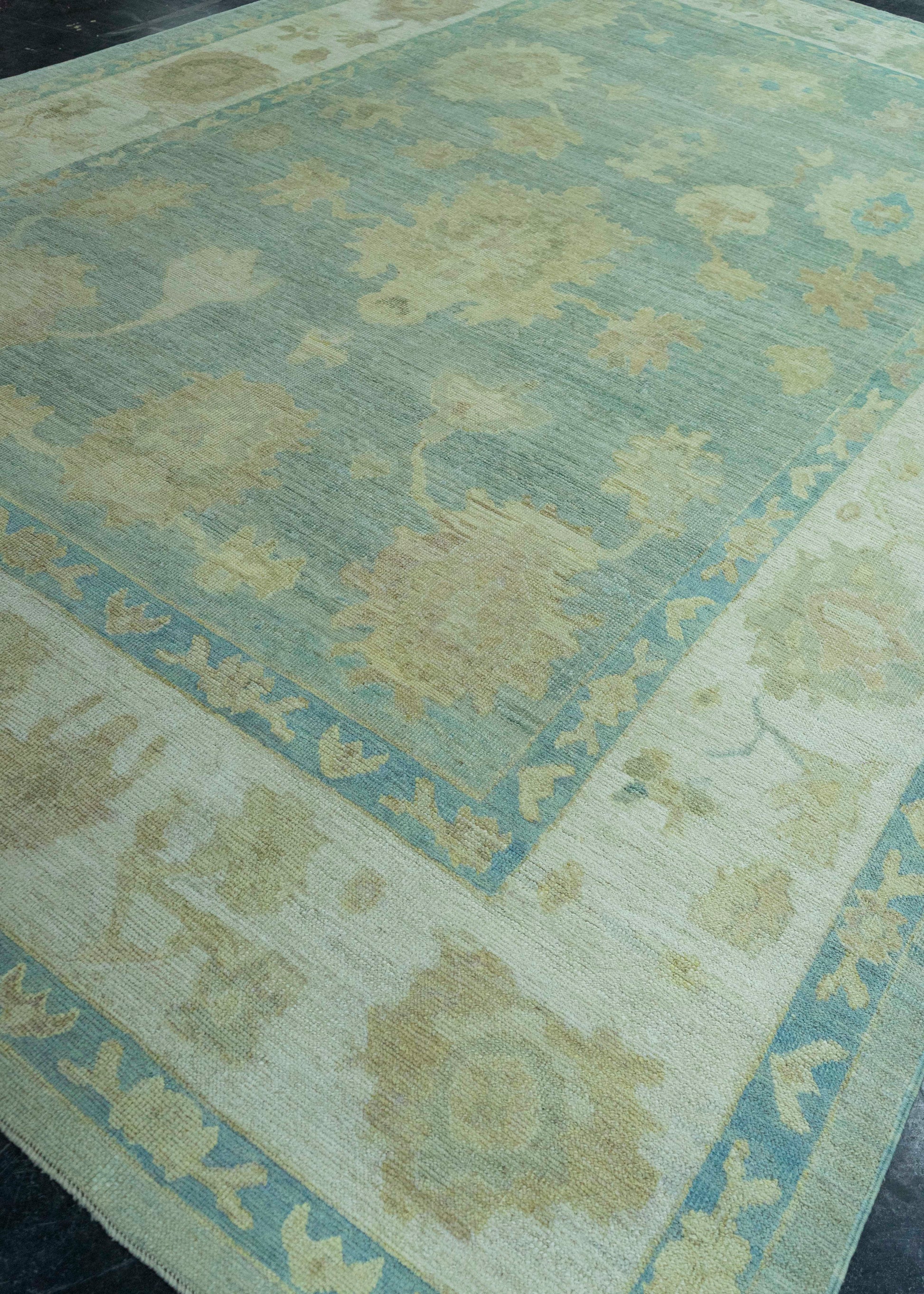 Turkish Oushak Rug 9'7" x 14'7" #19065