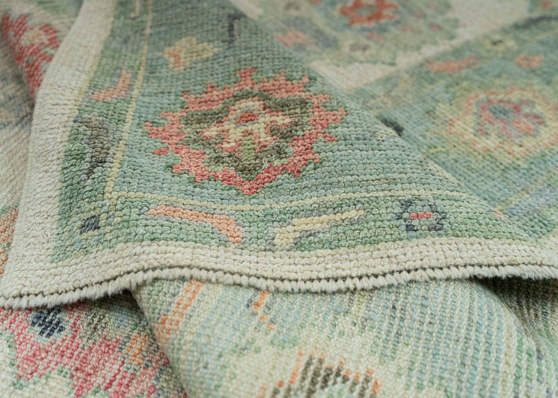 Turkish Oushak Rug 3'11" x 6'4" #20315