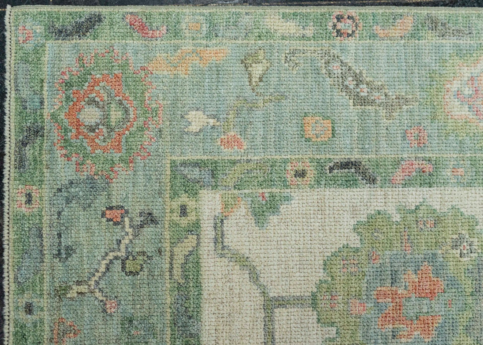 Turkish Oushak Rug  5' x 7'4" #20317