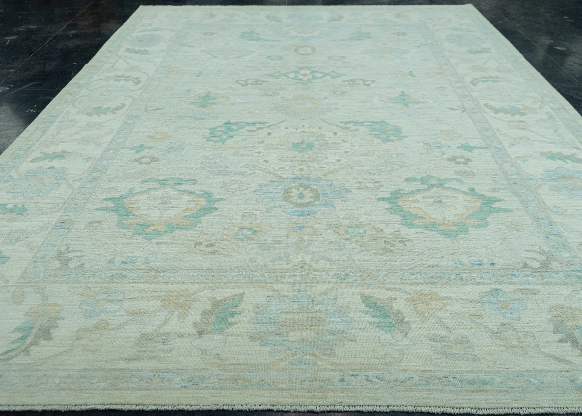Turkish Oushak Rug 9'9" x 13'9" #20520