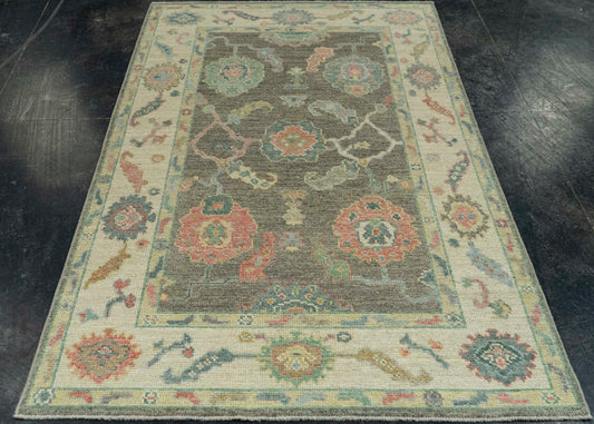Turkish Oushak Rug  4' x 6'5" #20318