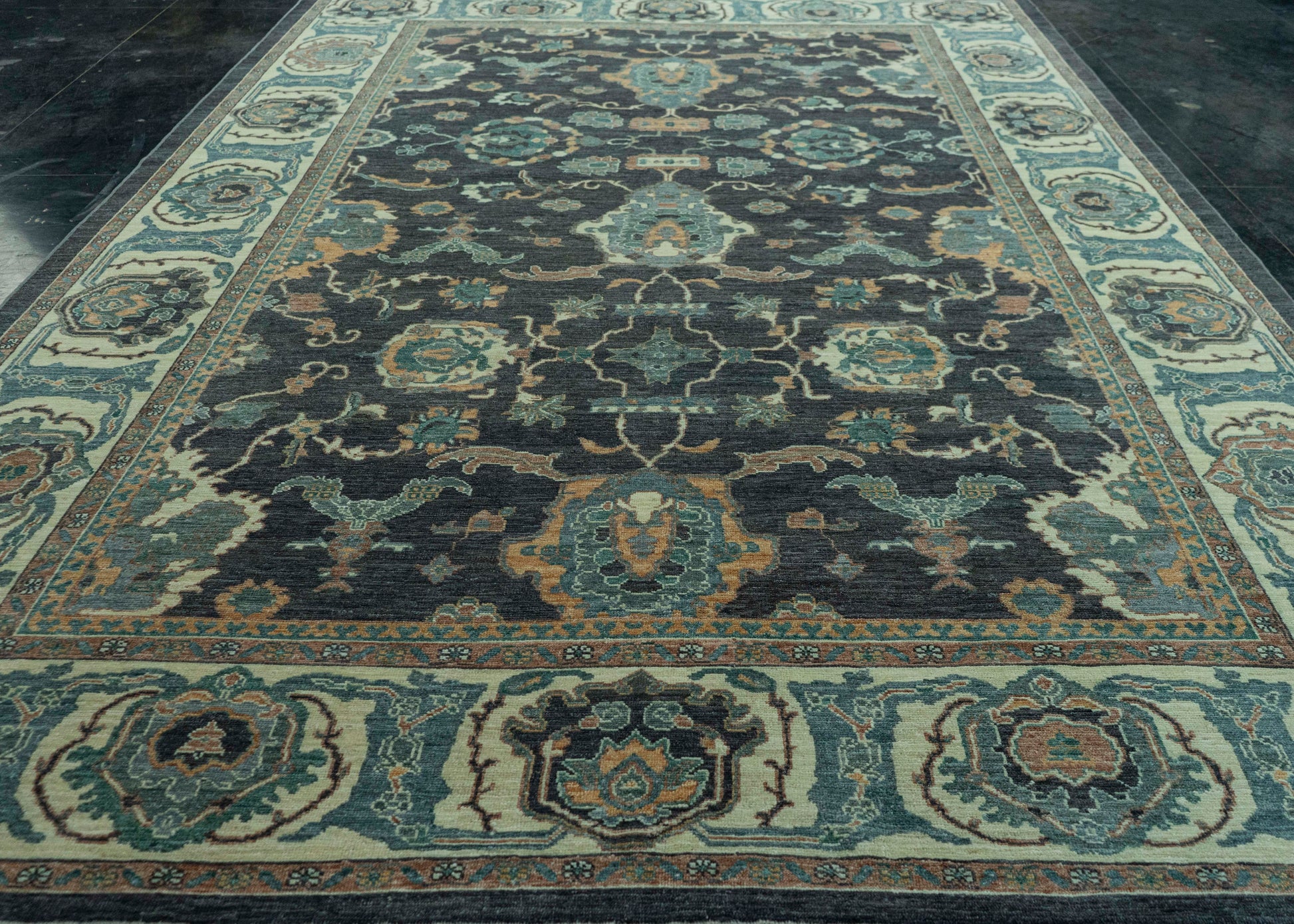 Turkish Oushak Antique Look Rug 10' x 15' #20059