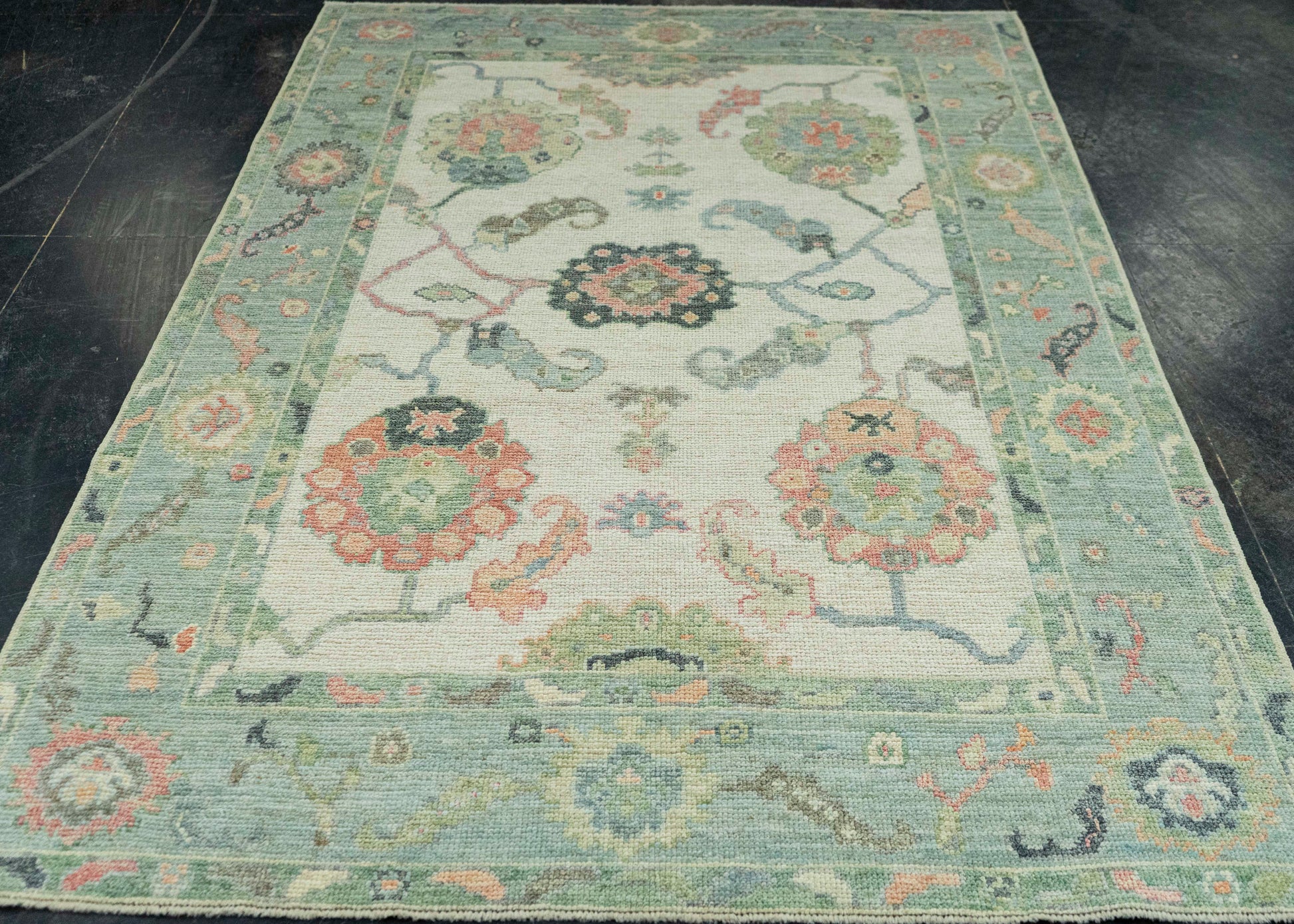 Turkish Oushak Rug 5' x 7'4" #20313