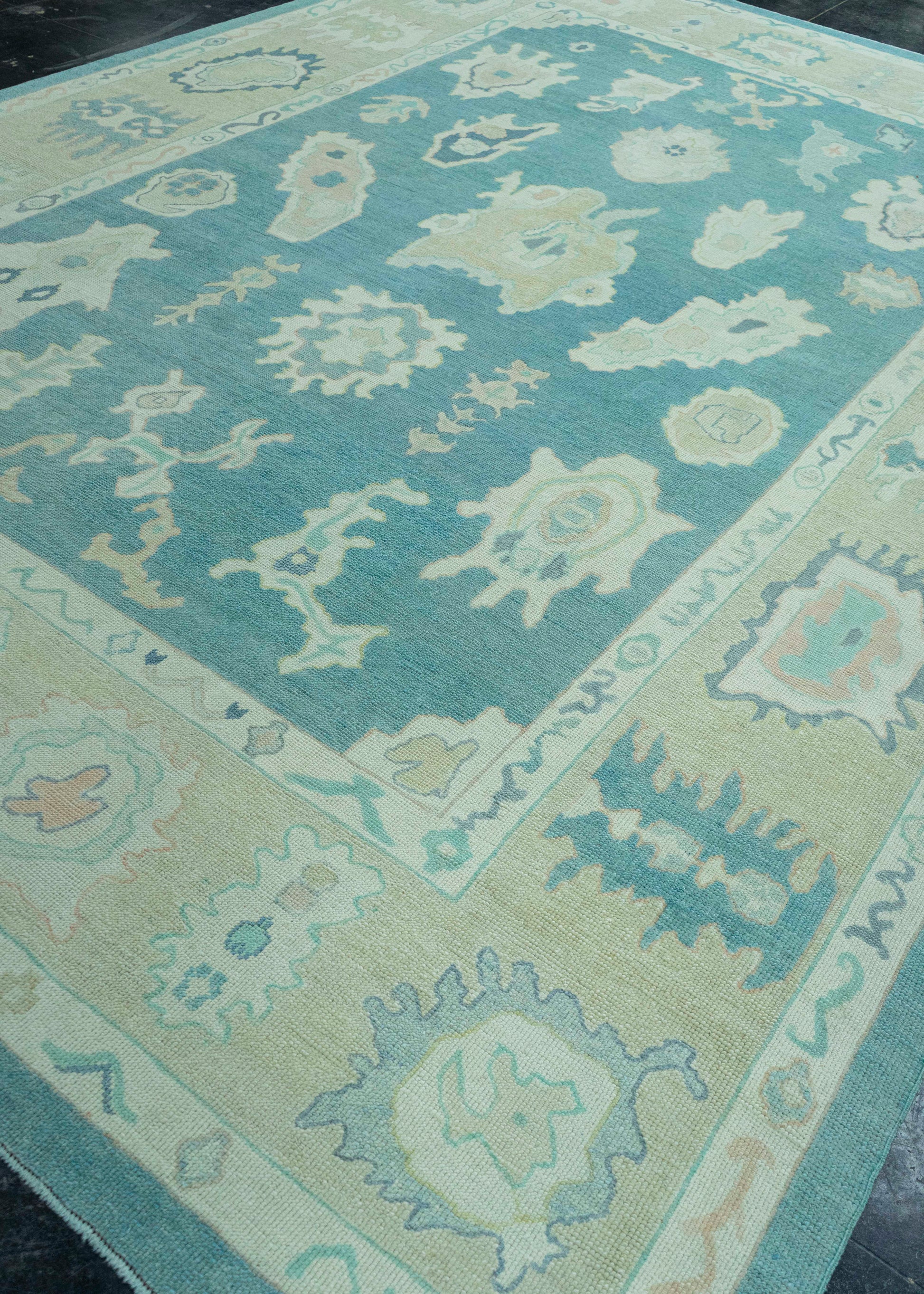 Turkish Oushak Rug 9'11" x 14'1" #19196