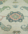 Turkish Oushak Rug  5'2" x 6'7" #20352