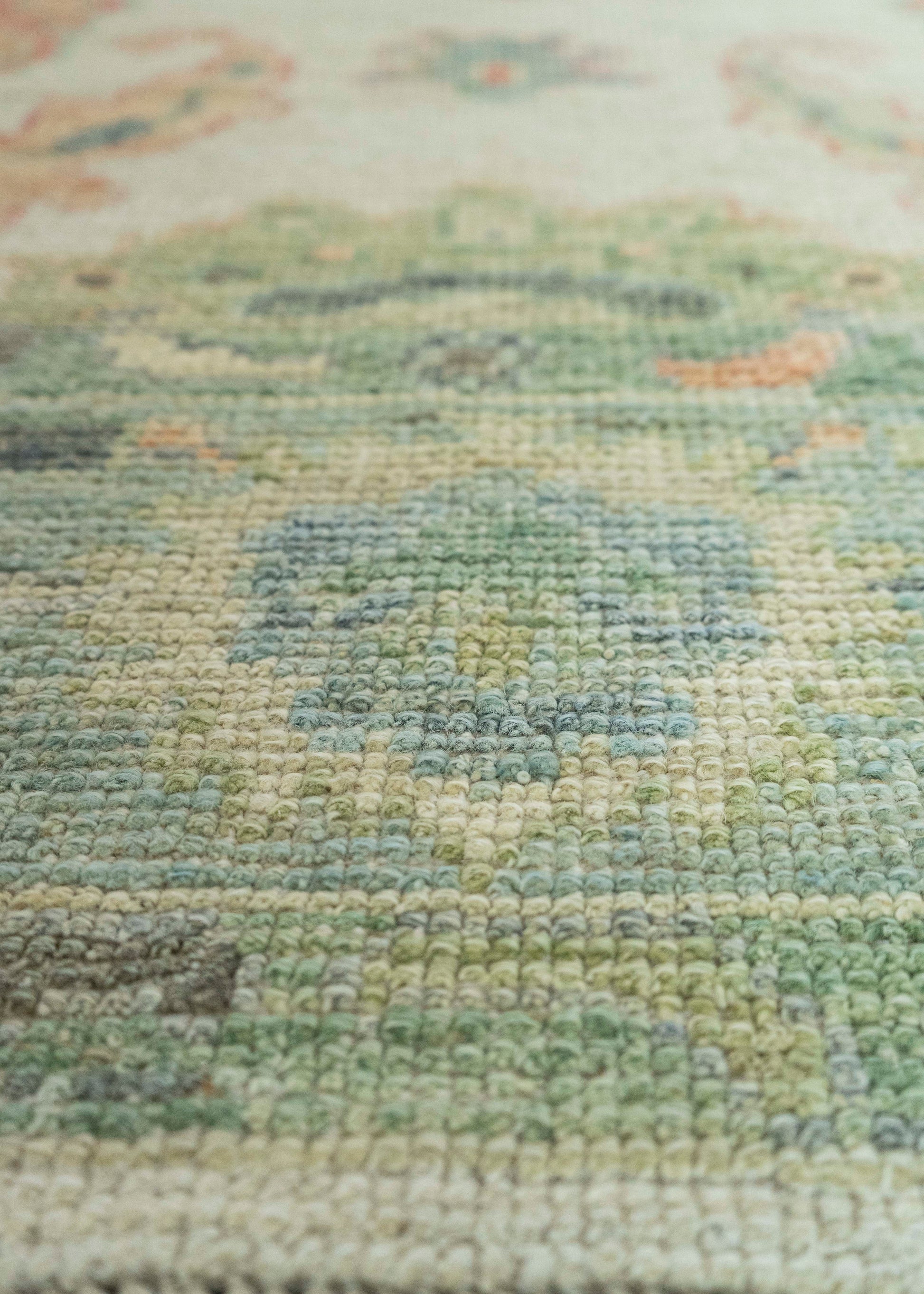Turkish Oushak Rug  5'2" x 6'7" #20352