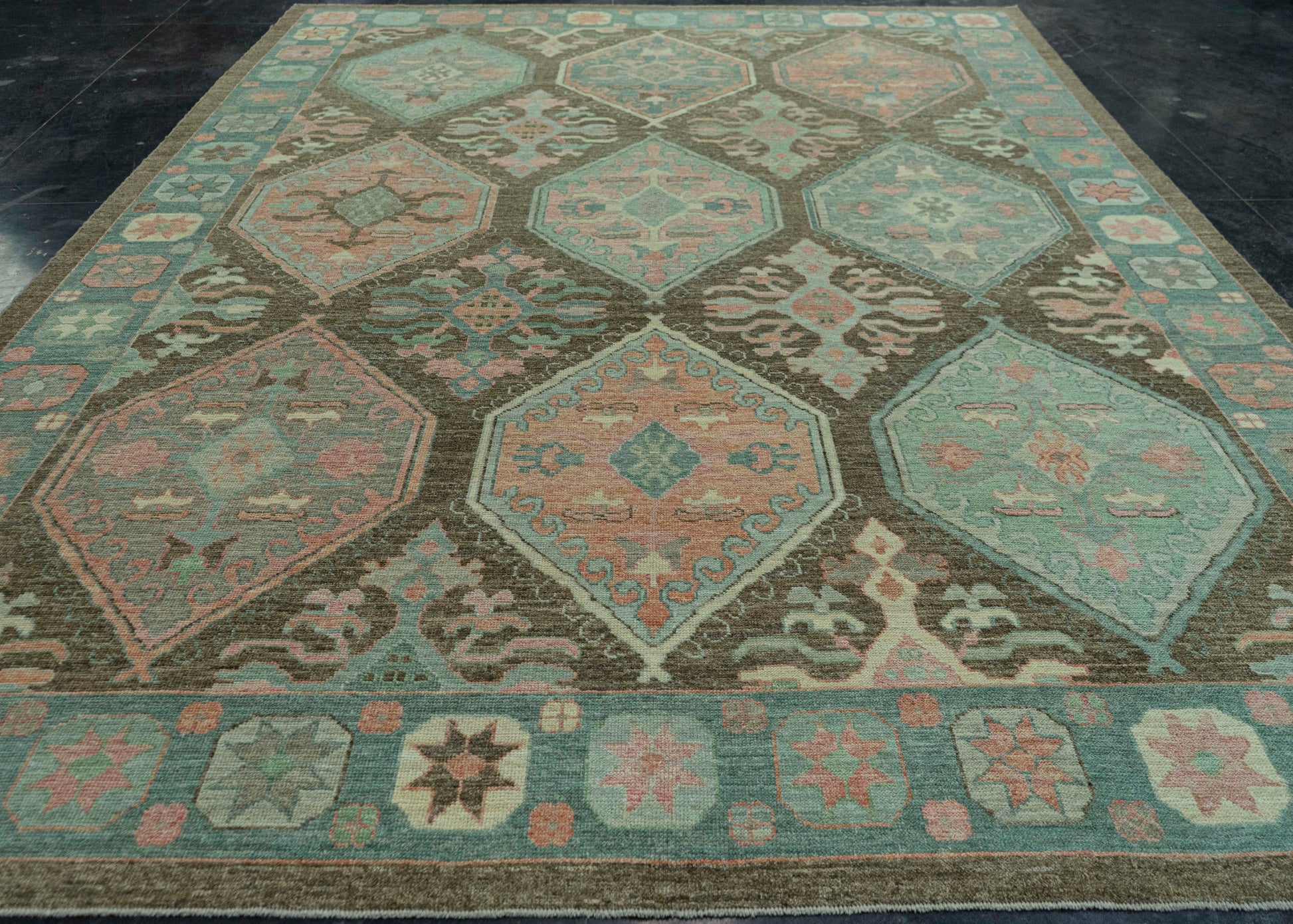 Turkish Oushak Rug 10'1" x 14'3" #20037
