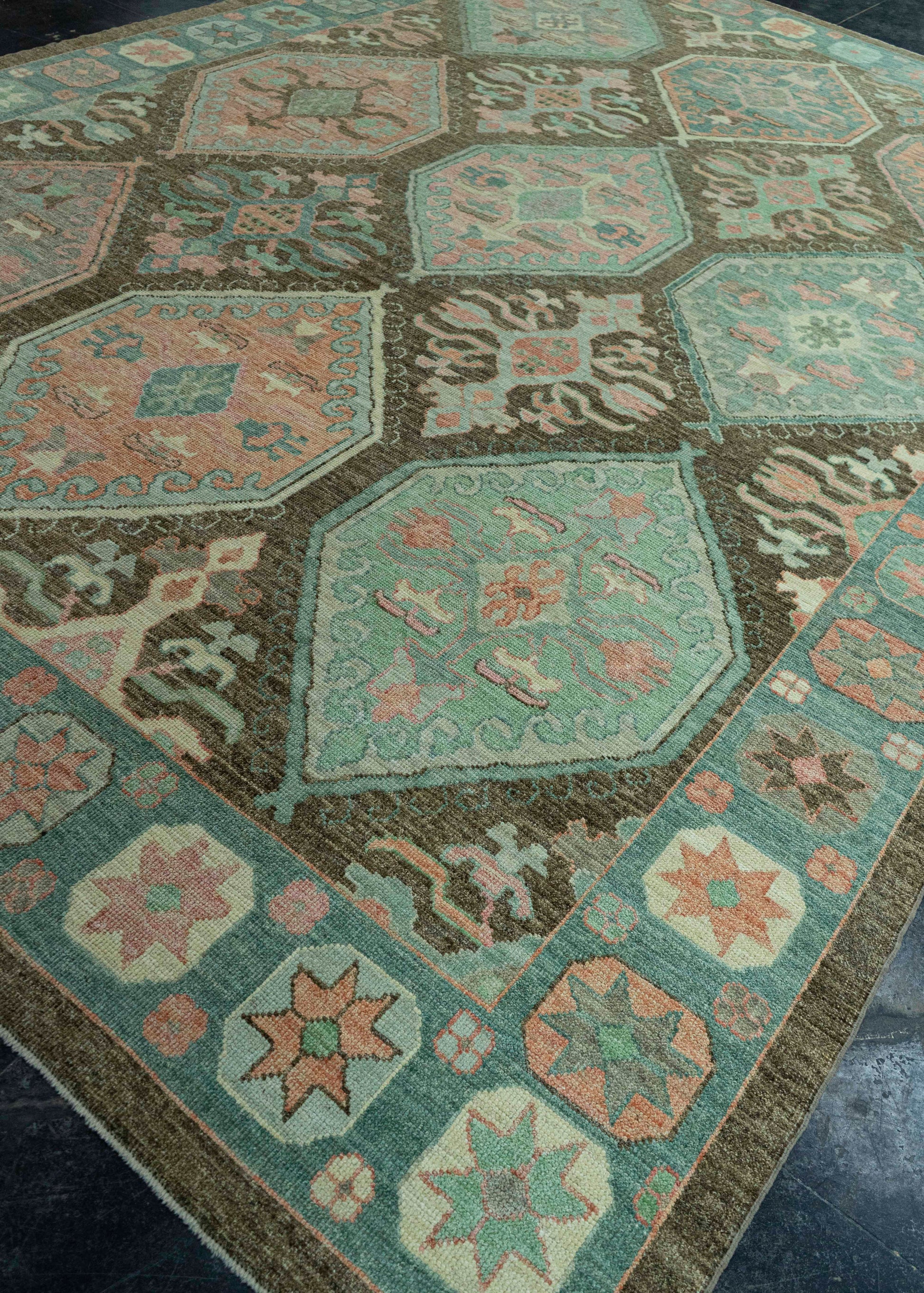 Turkish Oushak Rug 10'1" x 14'3" #20037