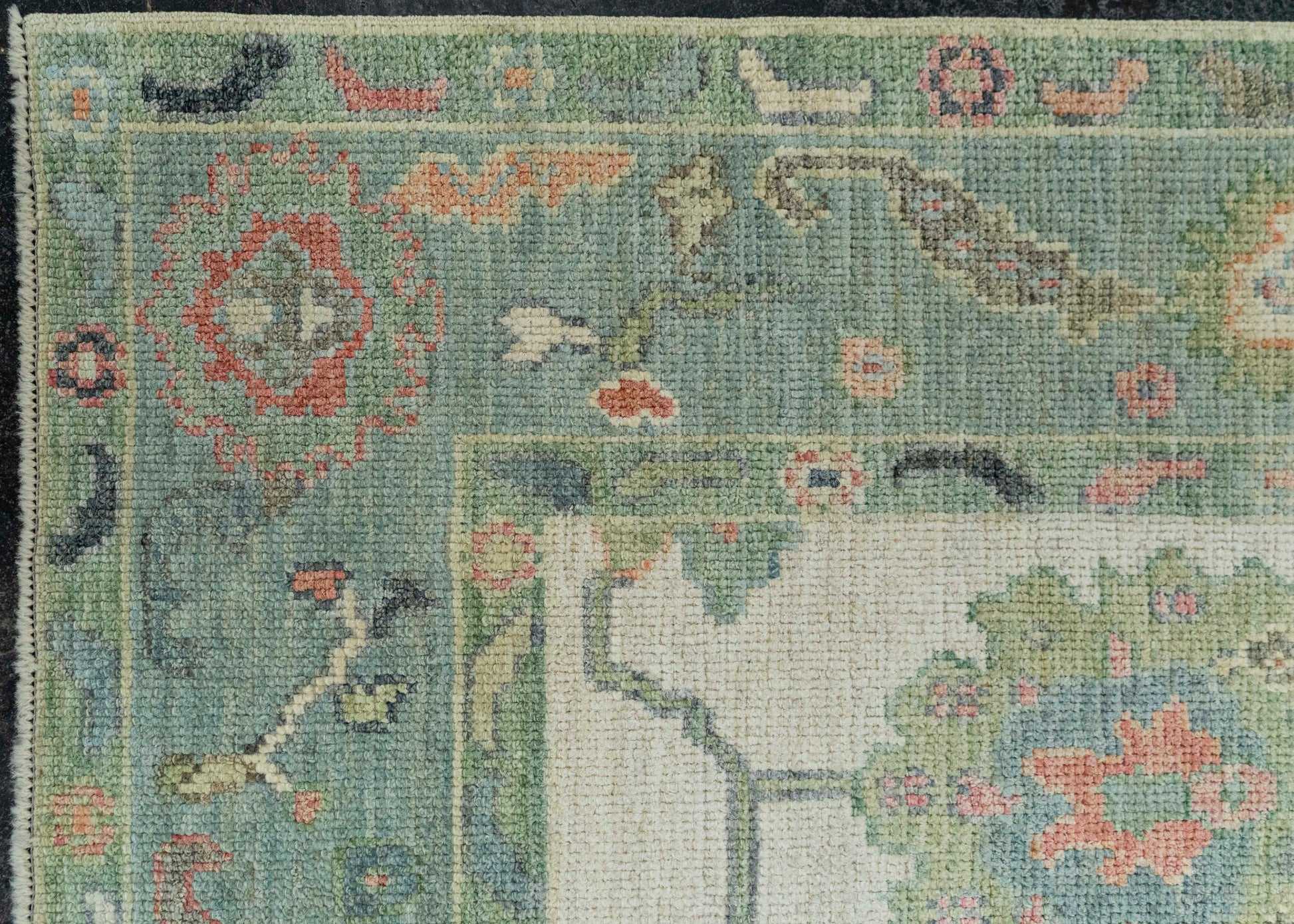 Turkish Oushak Rug 4'11" x 7'2" #20284