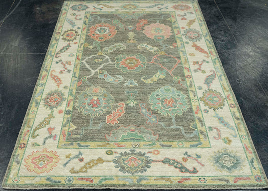 Turkish Oushak Rug  4' x 6'4" #20353