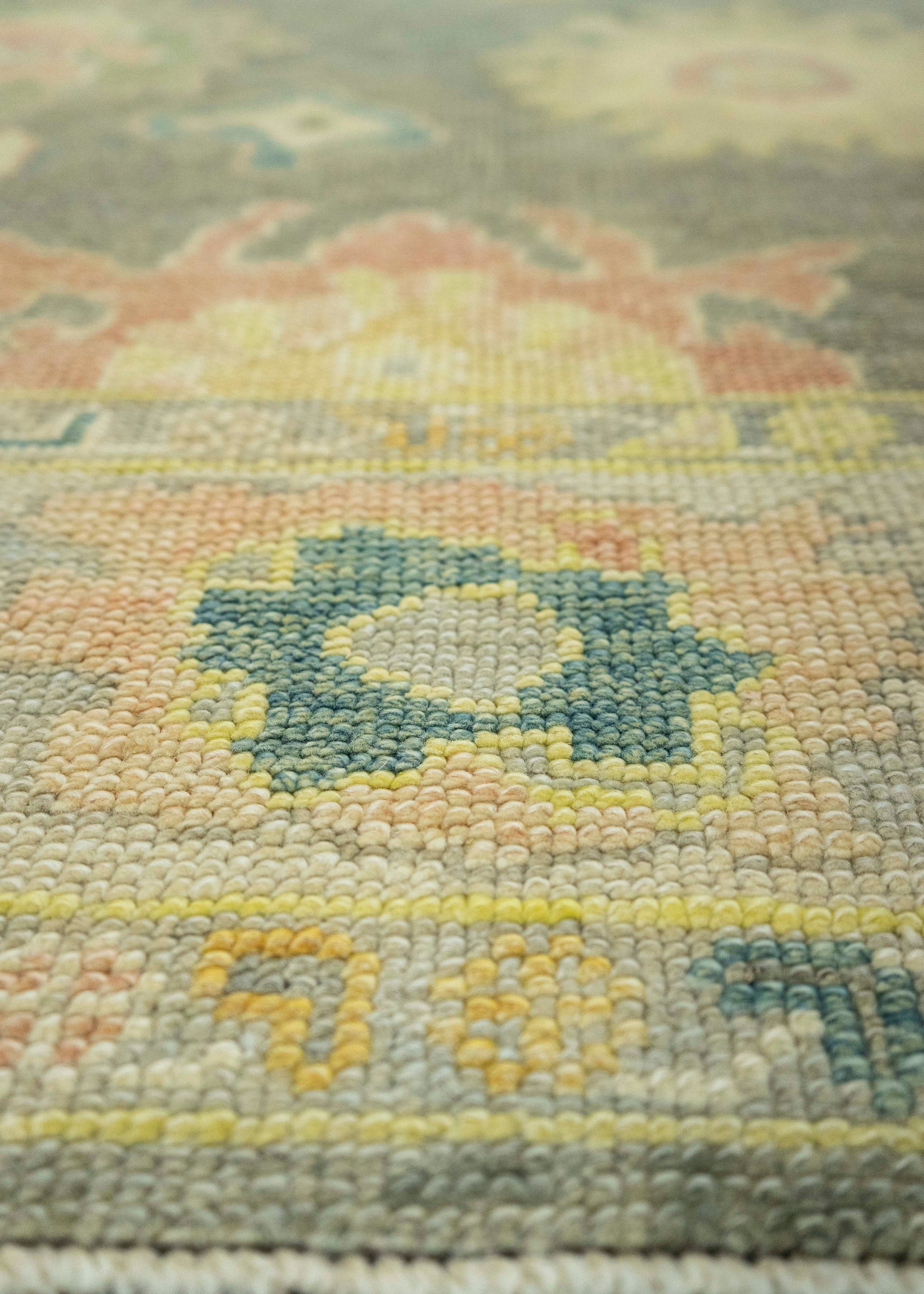 Turkish Oushak Rug  5'2" x 6'7" #20371