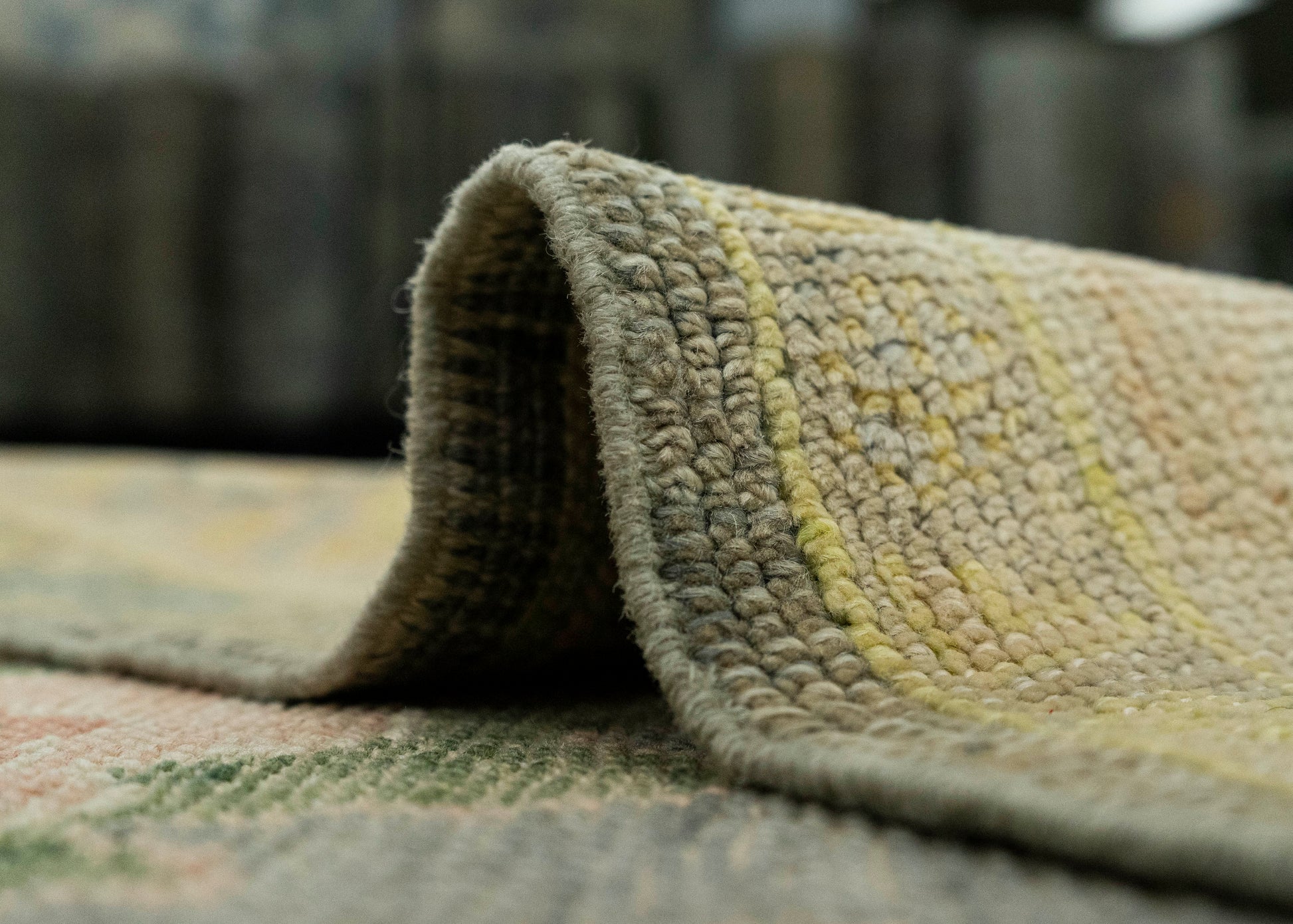 Turkish Oushak Rug  5'2" x 6'7" #20371