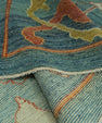 Turkish Oushak Old Wool Rug  10'1" x 13'7" #20004