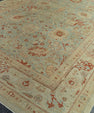 Turkish Oushak Antique Look Rug 9'5" x 12'2" #21486