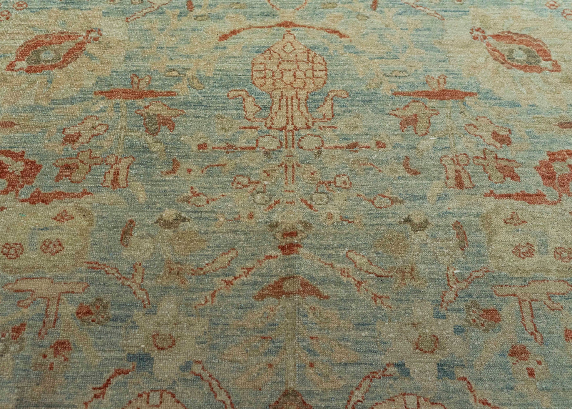 Turkish Oushak Antique Look Rug 9'5" x 12'2" #21486