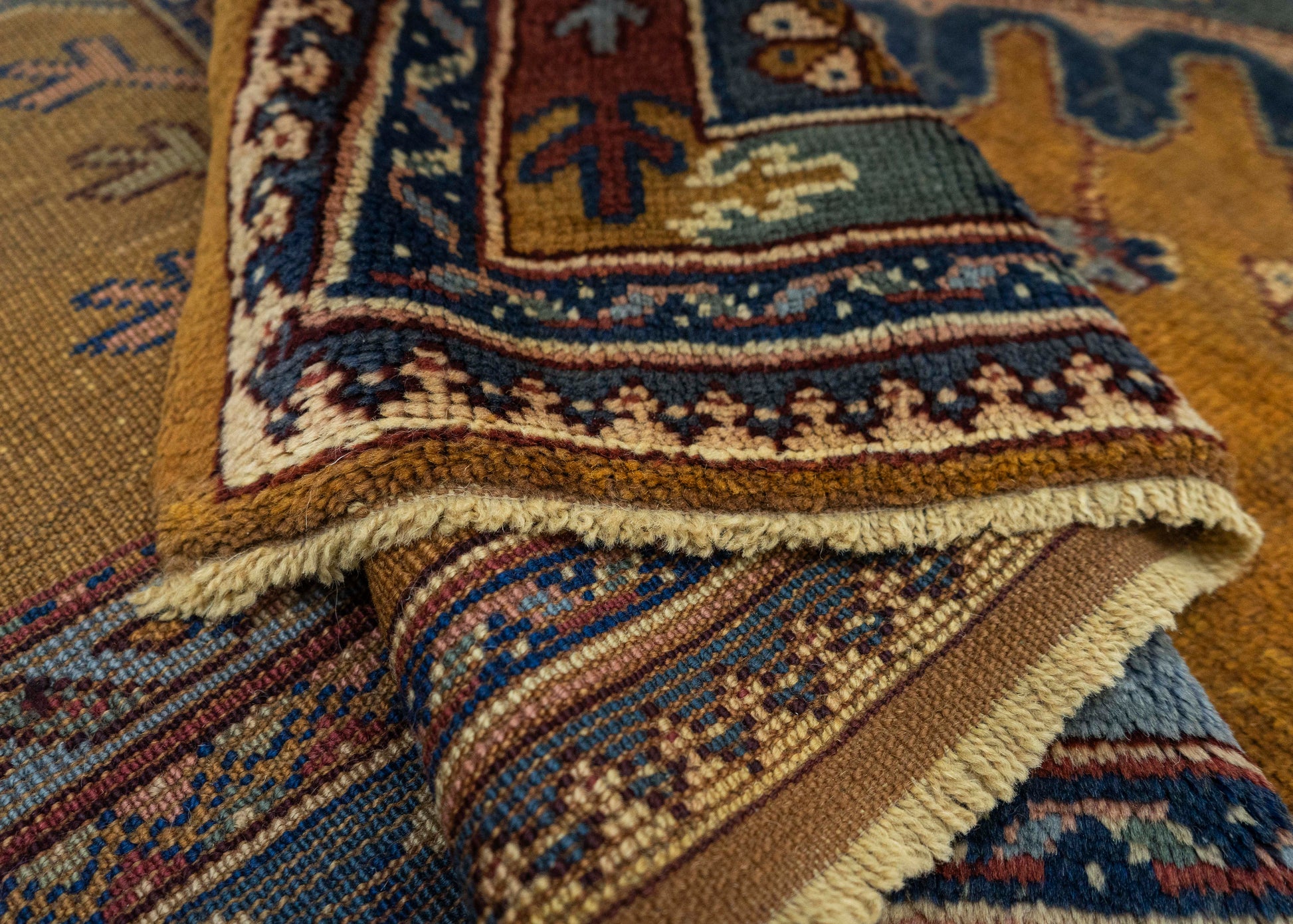 Turkish Oushak Antique Rug 9'11" x 12'9" #20514